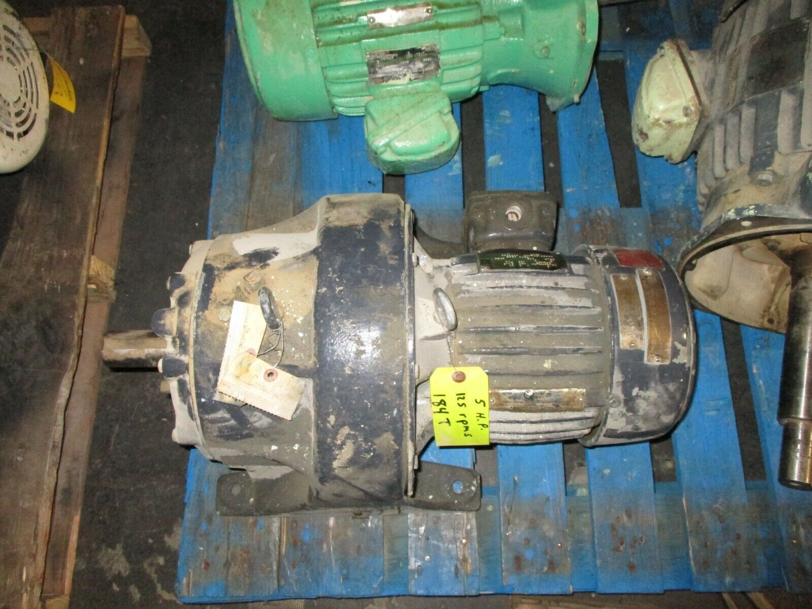 US Motors Syncrogear Motor Q9602473-819 Q002781 5HP 1800RPM 3Ph 230/460V 60Hz