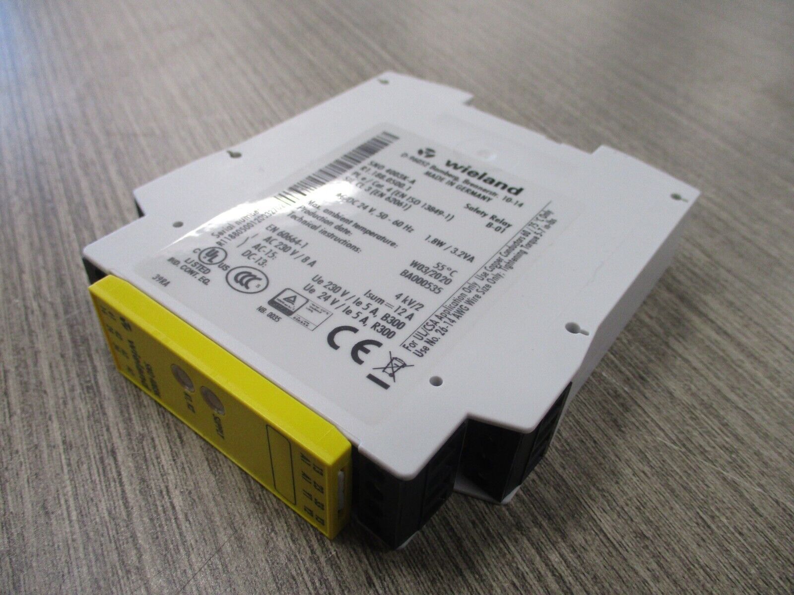 Wieland Safety Relay R1.188.0500.1 New Surplus