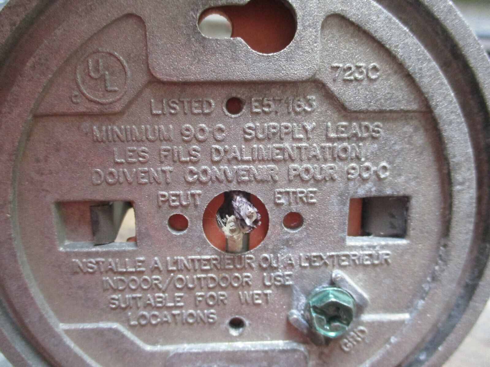 Misc. Brand Explosion Proof Light Fixture E57163 Used