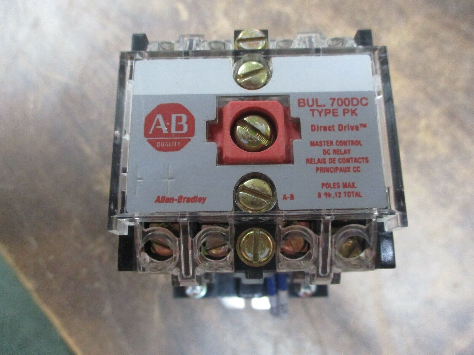 Allen-Bradley DC Relay 700DC-PK800Z24 24VDC Coil Used