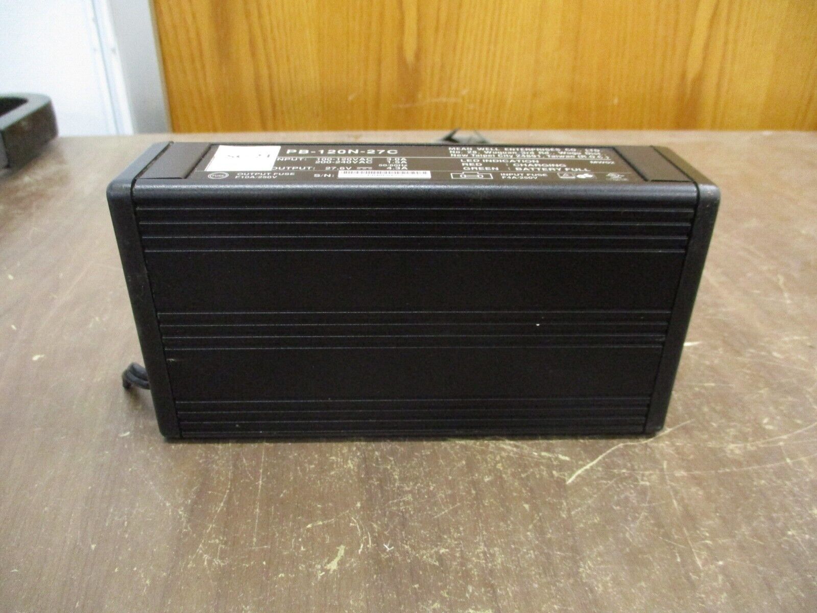Mean Well Battery Charger PB-120N-27C Output: 27.6VDC 4.3A *No Cable* Used