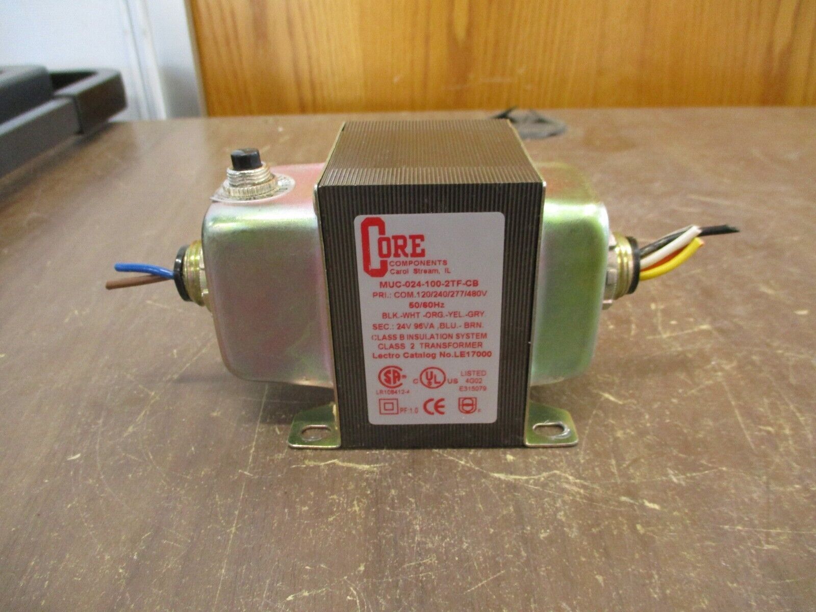 Core Compnents Transformer MUC-024-100-2TF-CB 96VA Pri: 120/240/277/480V 50/60Hz