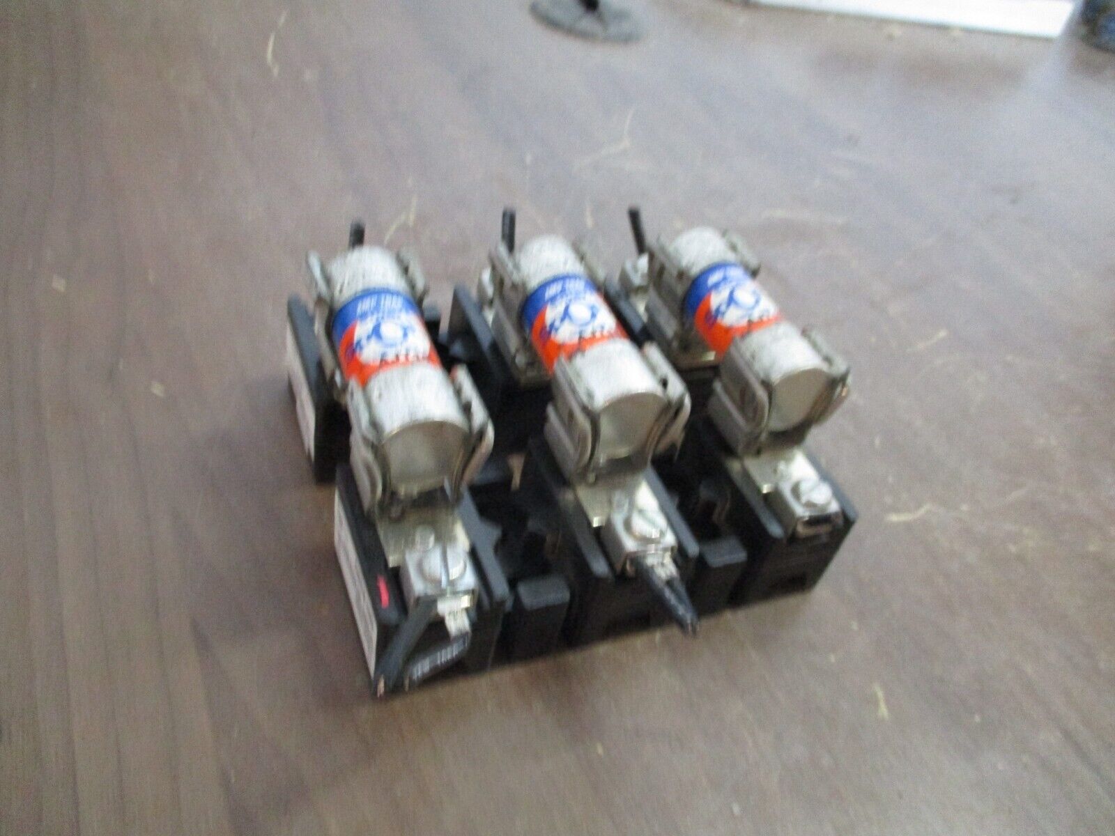 Allen-Bradley Fuse Holder 1494F-FS30 Ser. D 30A 600V 3P w/ (3) 15A Fuses Used