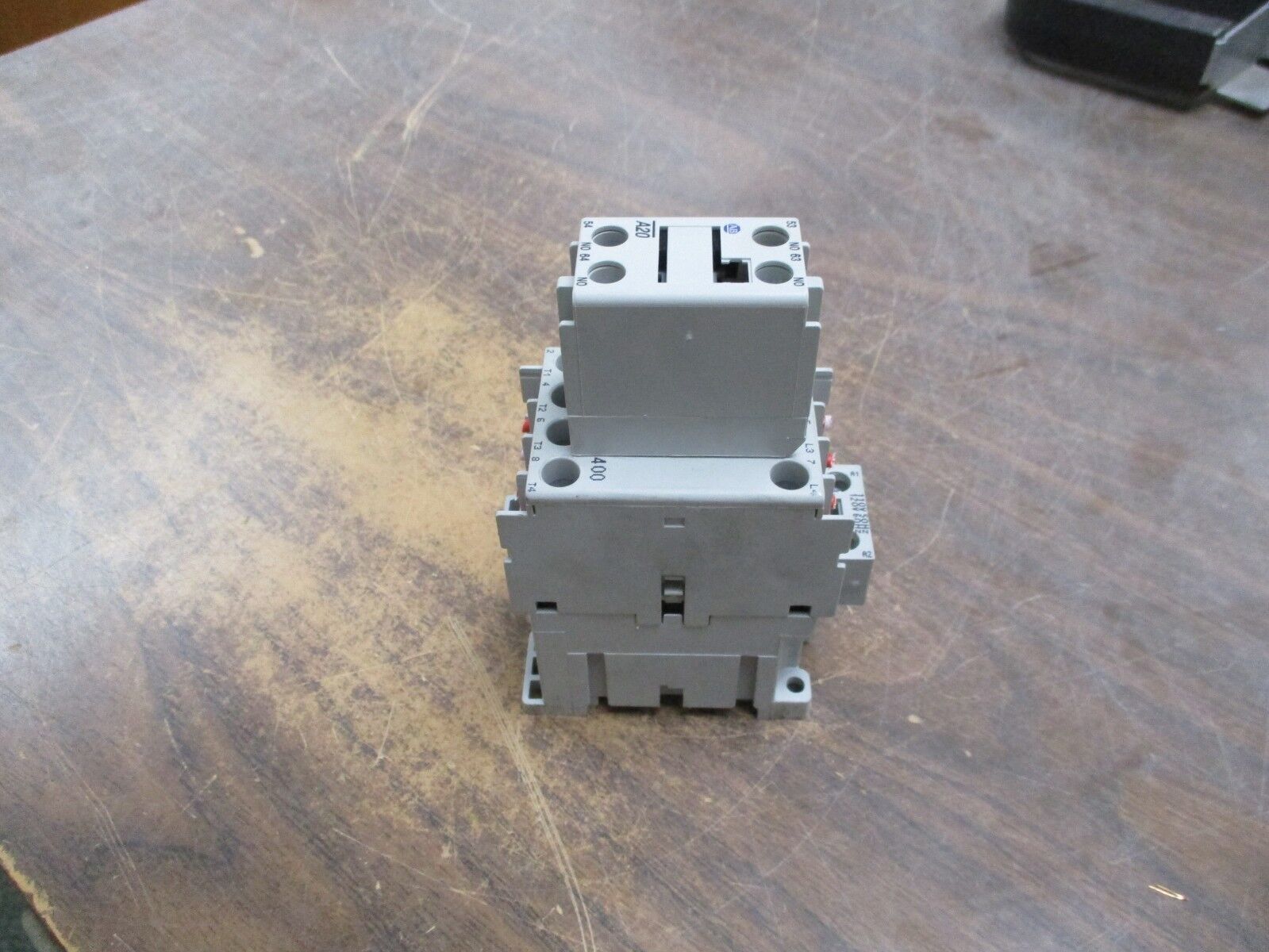 Allen-Bradley Contactor 100-C09*400 120V Coil 25A 600V w/ Aux Contact Block Used