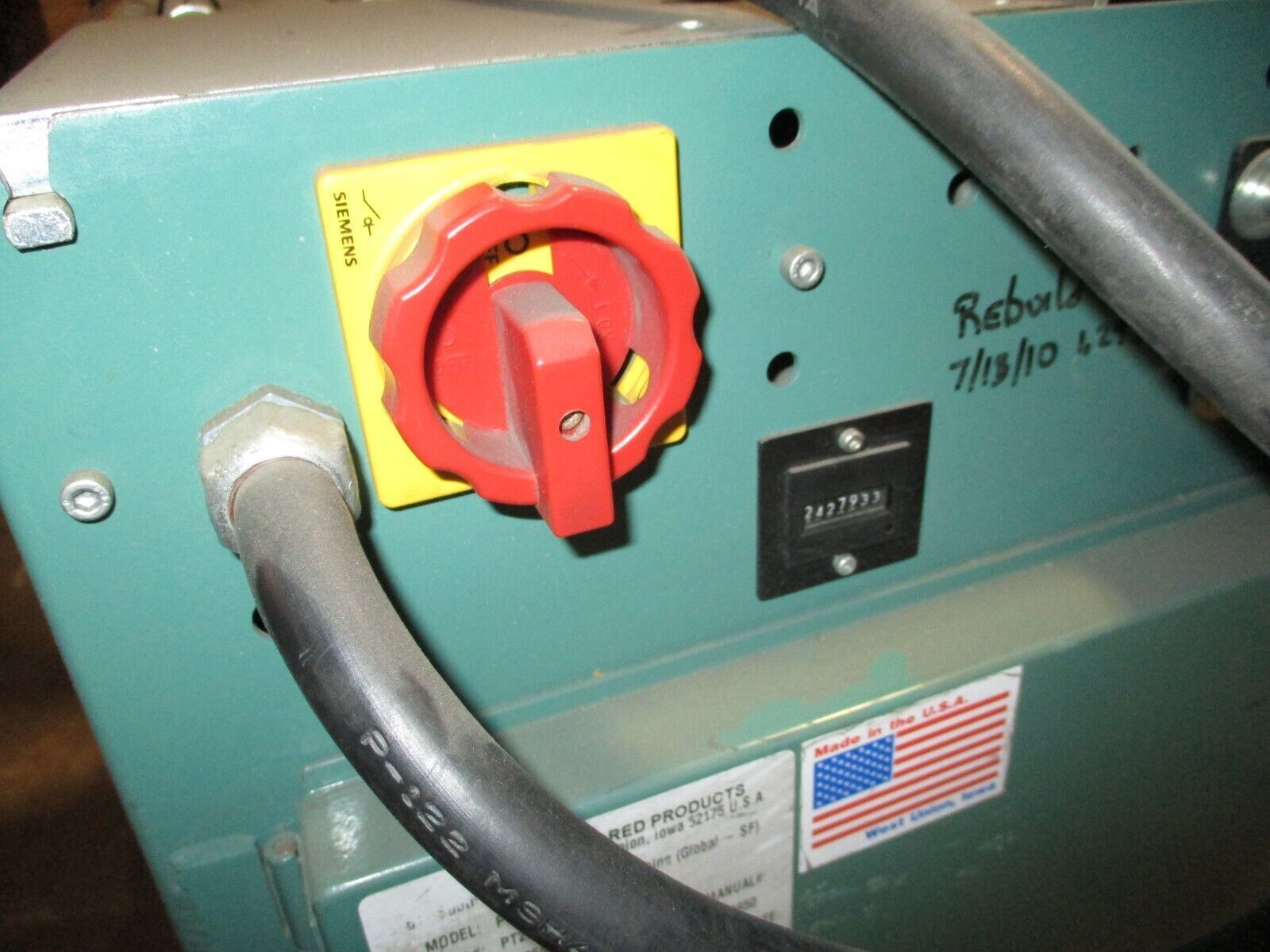 Signode LB-2300 Strapping Machine PT2300 460V 3Ph 60Hz MFD: 2002 Used