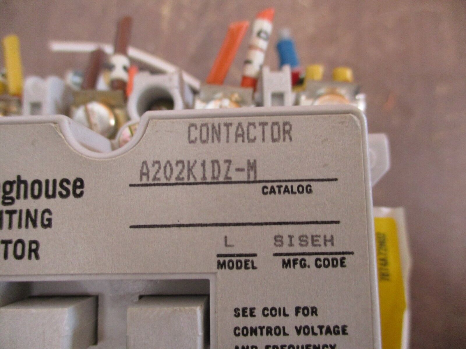 Westinghouse AC Lighting Contactor A202K1DZ-M 277V Coil 30A 600V 3Ph Used