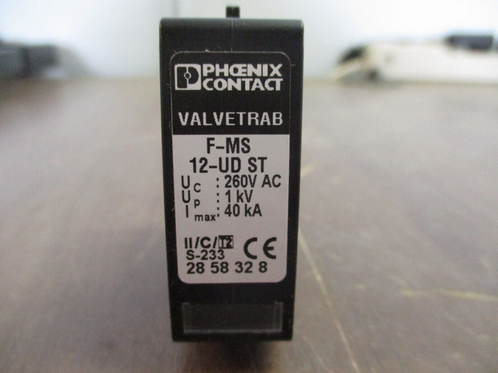 Phoenix Contact Valvetrab Surge Protection Plug F-MS 12-UD ST Uc: 260VAC Up: 1kV