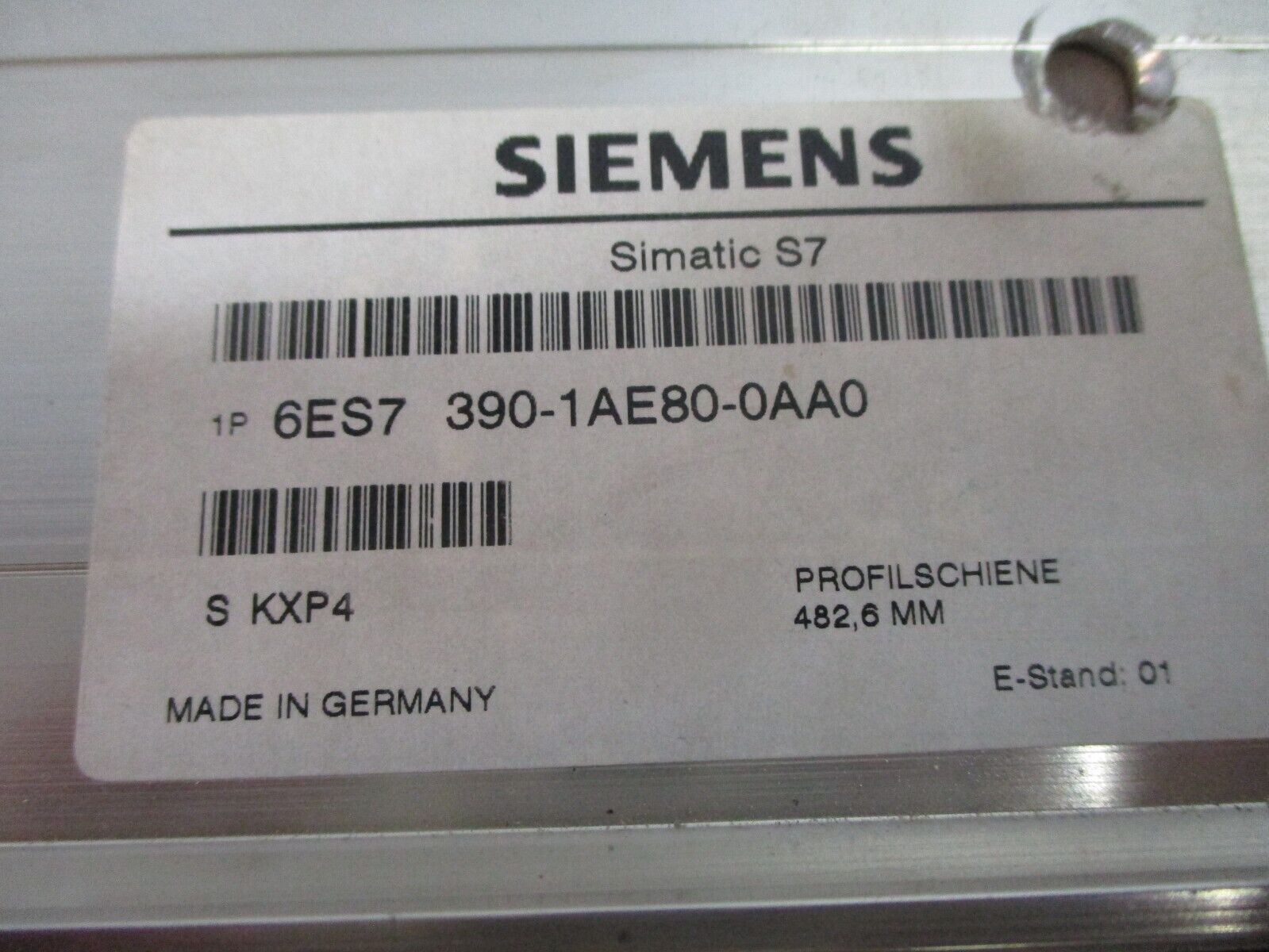 Siemens Simatic S7 PLC Rack 6ES7 390-1AE80-0AA0 Used
