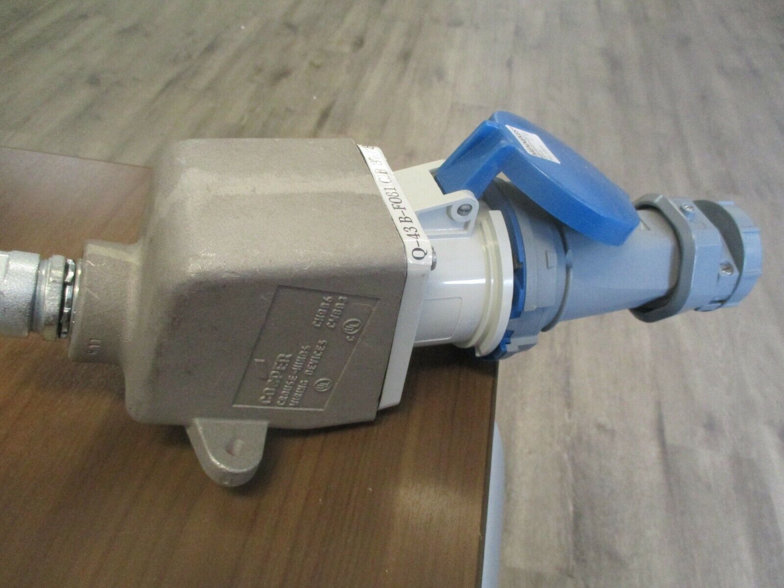 Mennekes Plug & Receptacle Set ME360P6-1227/1261A 63A 250V 3W 2P Used
