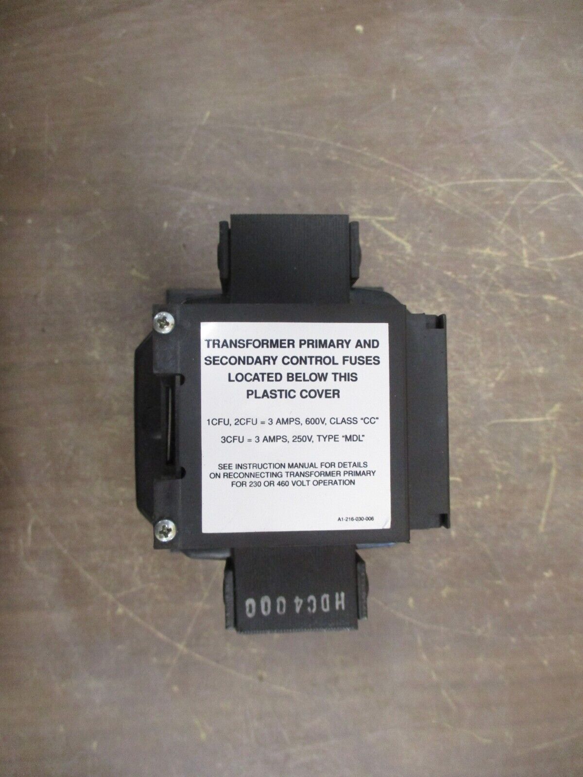 Hevi-Duty Control Transformer E3203PBTC 0.320kVA Pri: 240/480V Sec: 120V 50/60Hz