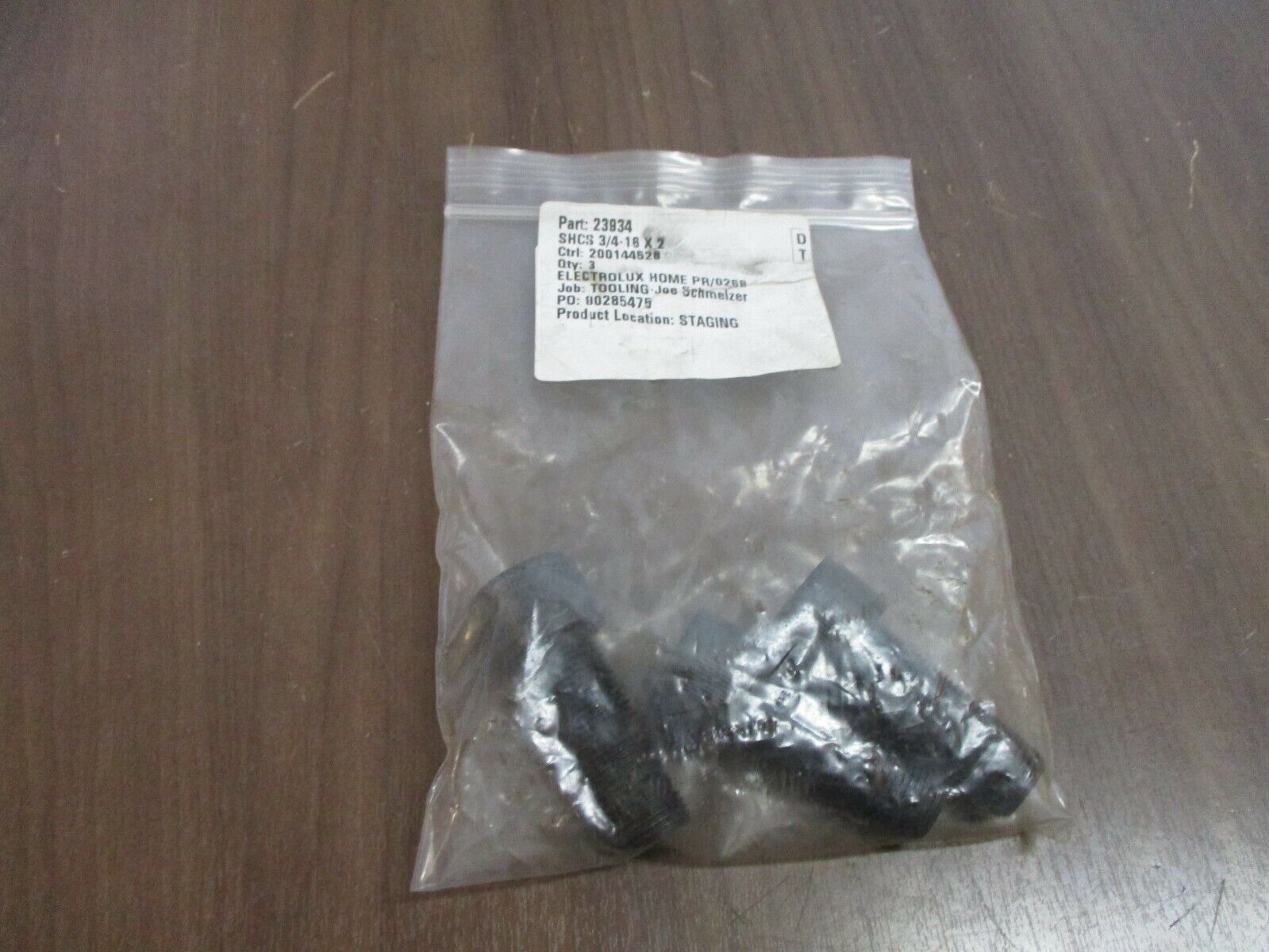 Misc. Brand Hex Socket Cap Screw 23934 Size: 5/8" Length 2" Black Oxide *No Box*