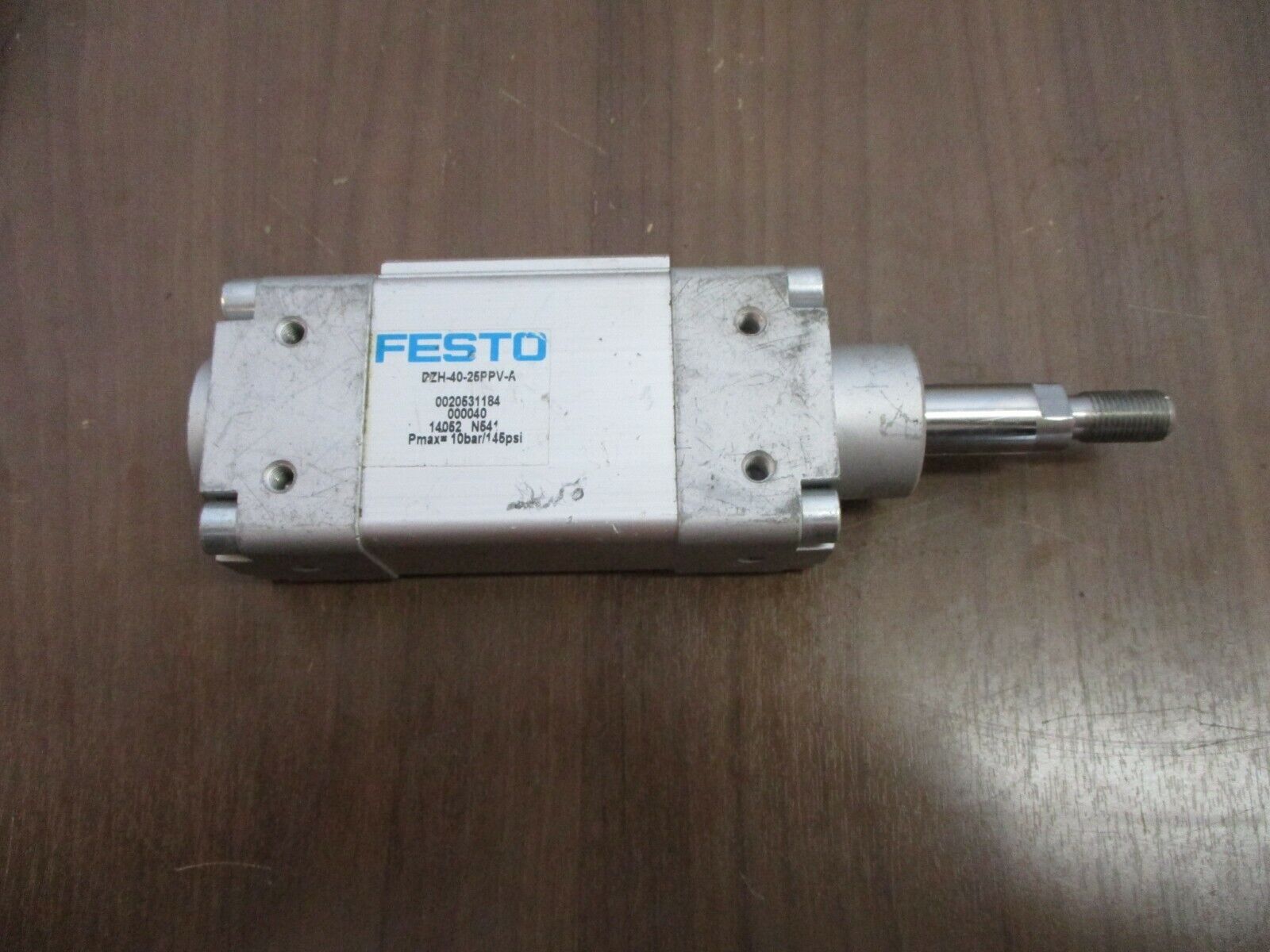 Festo Flat Cylinder DZH-40-25PPV-A 145PSI Used