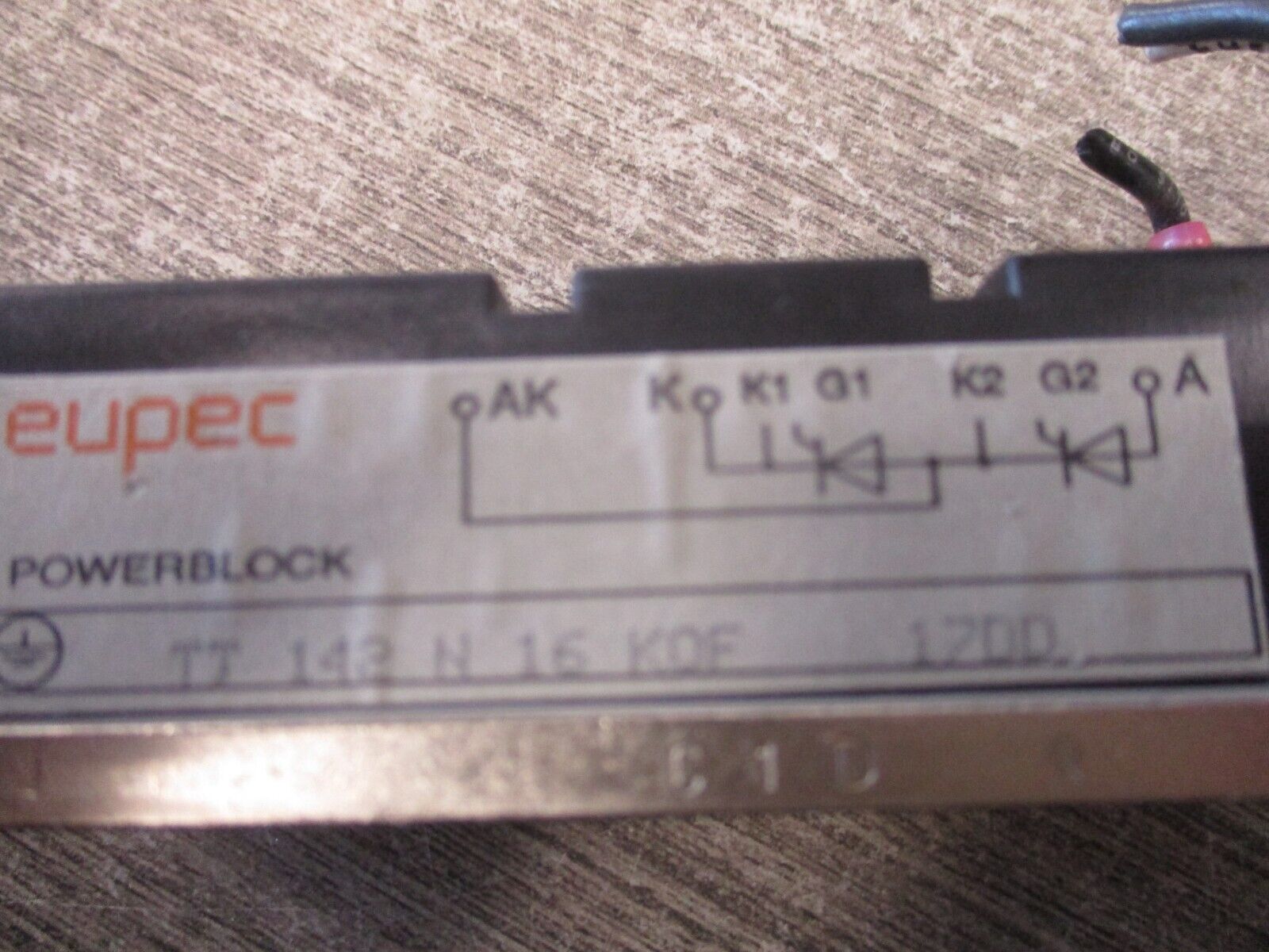 Eupec Power Block TT 142 N 16 KOF 17DD Used