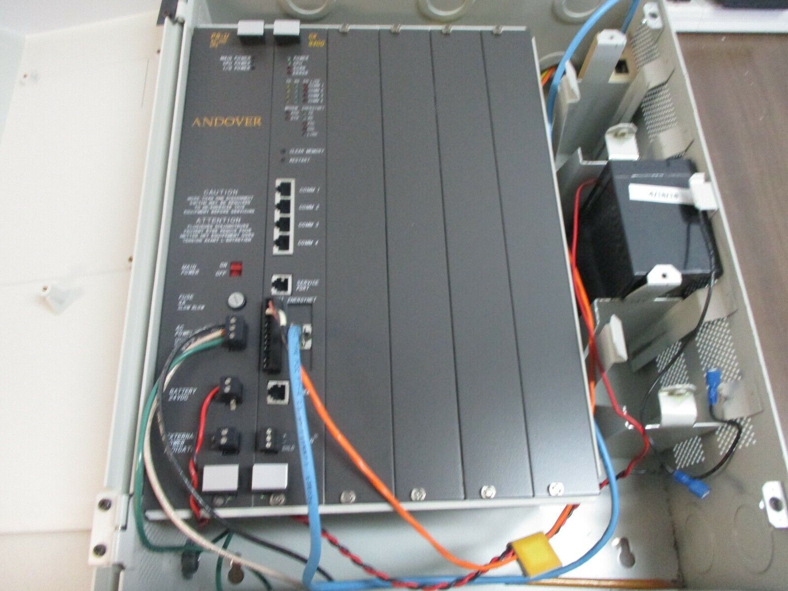 Andover Controls Infinity CX 9400 Series ControllerCX9400 / PS-U AC-100 Used
