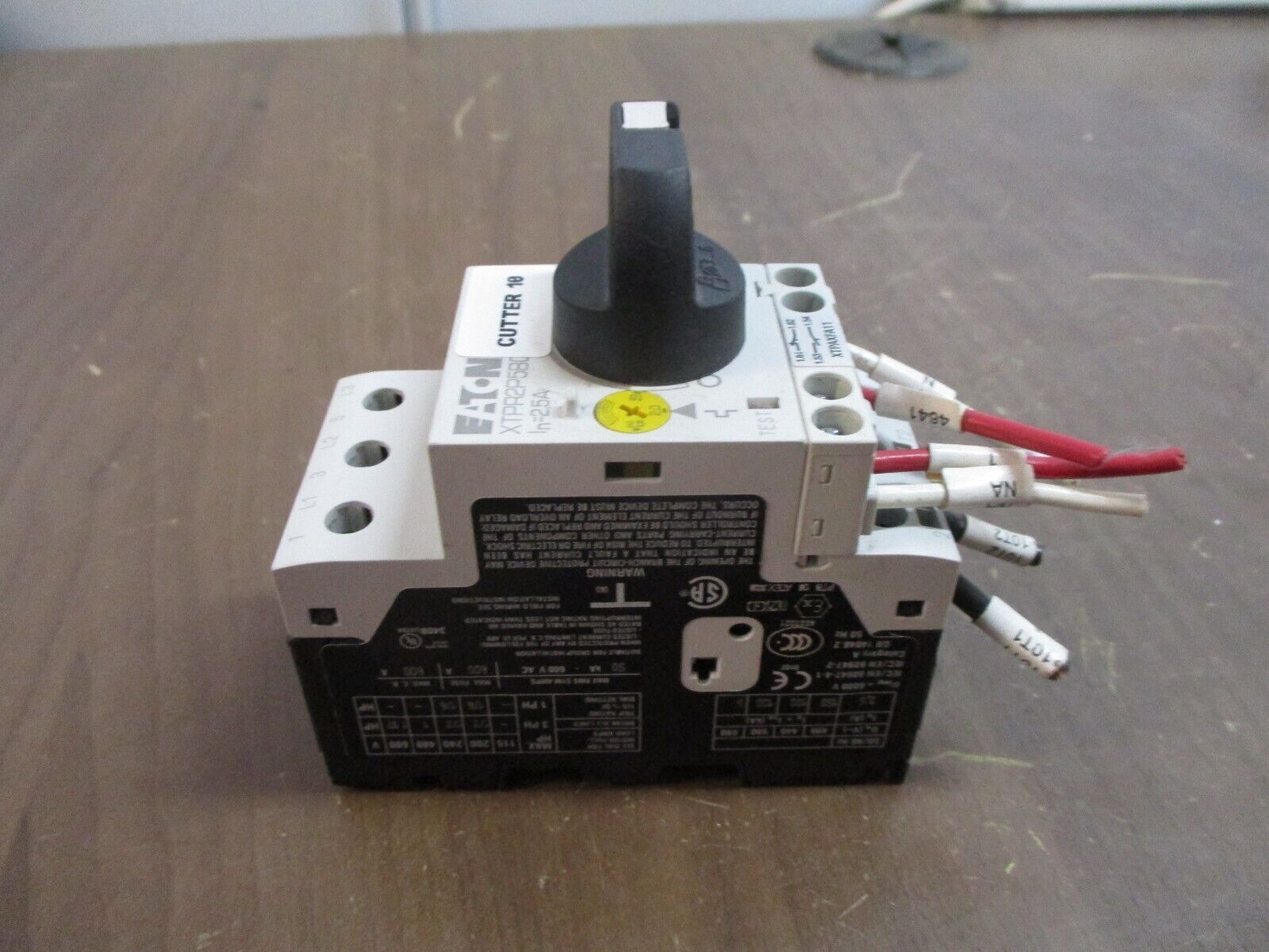 Eaton Overload XTPR2P5BC1 Trip: 1-2.5A 600V Used