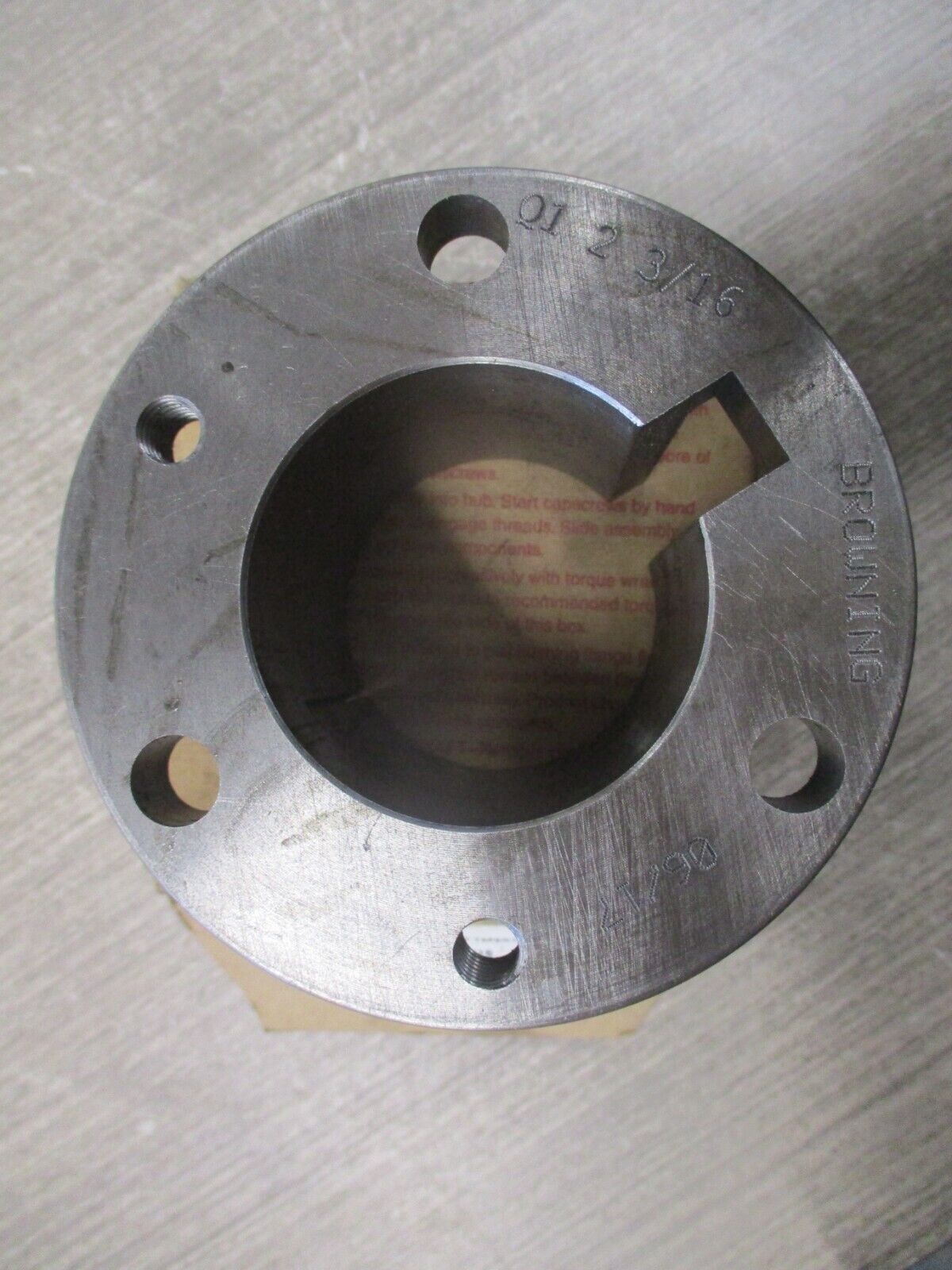 Browning Split Taper Bushing Q1 2 3/16 New Surplus
