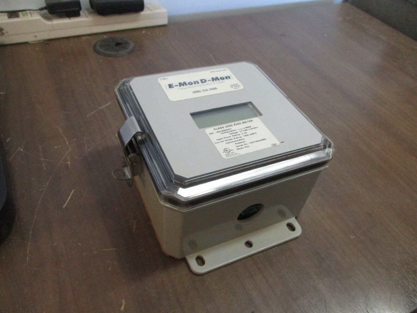 E-Mon D-Mon Class 2000 KWH Meter E20-4801600RKIT 1600A 277/480V 50/60Hz Used