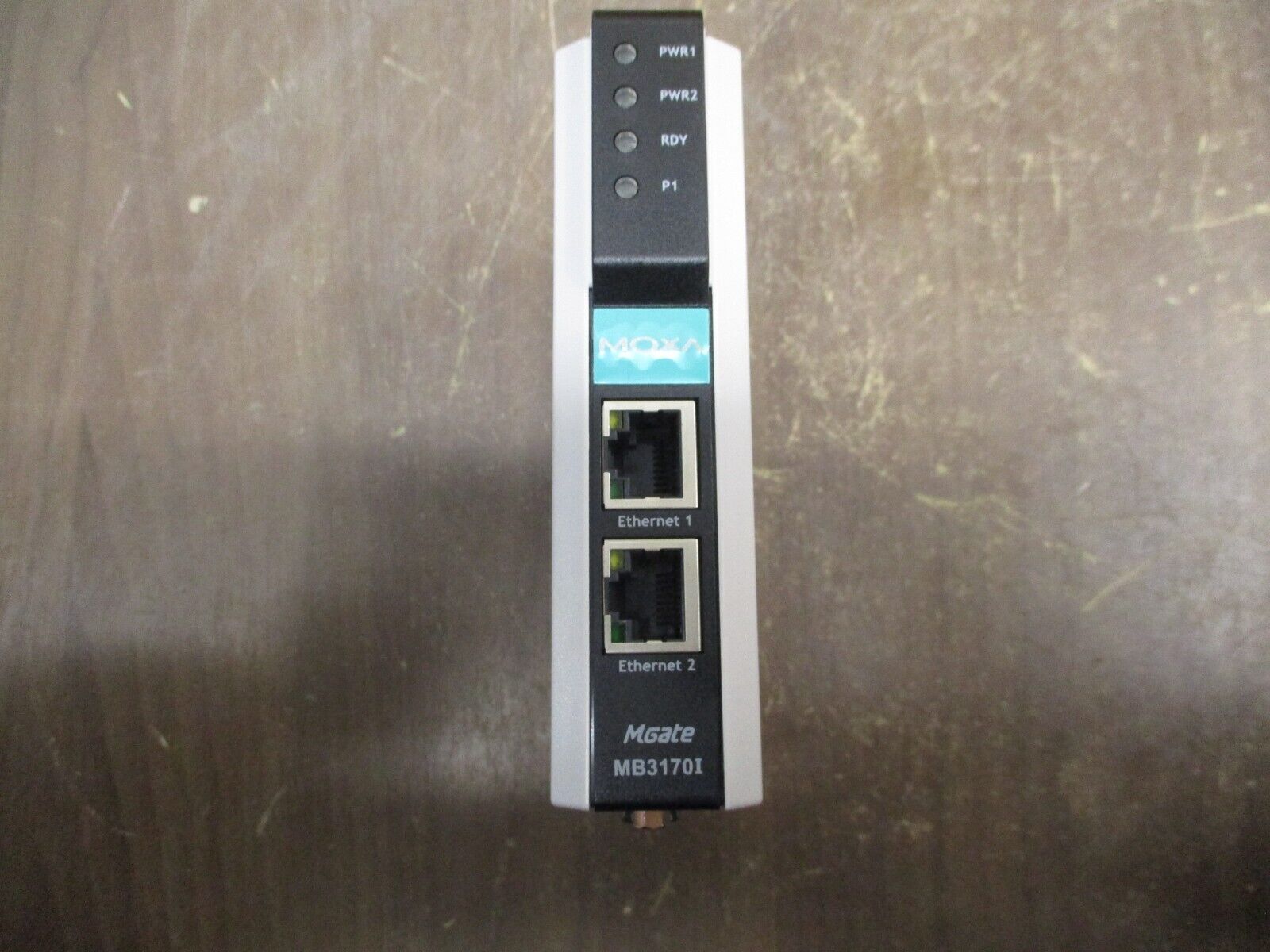 Moxa Advanced Modbus Gateway MGate MB3170I Rev. 2.3.1 1-Port 12-48VDC 555mA Used