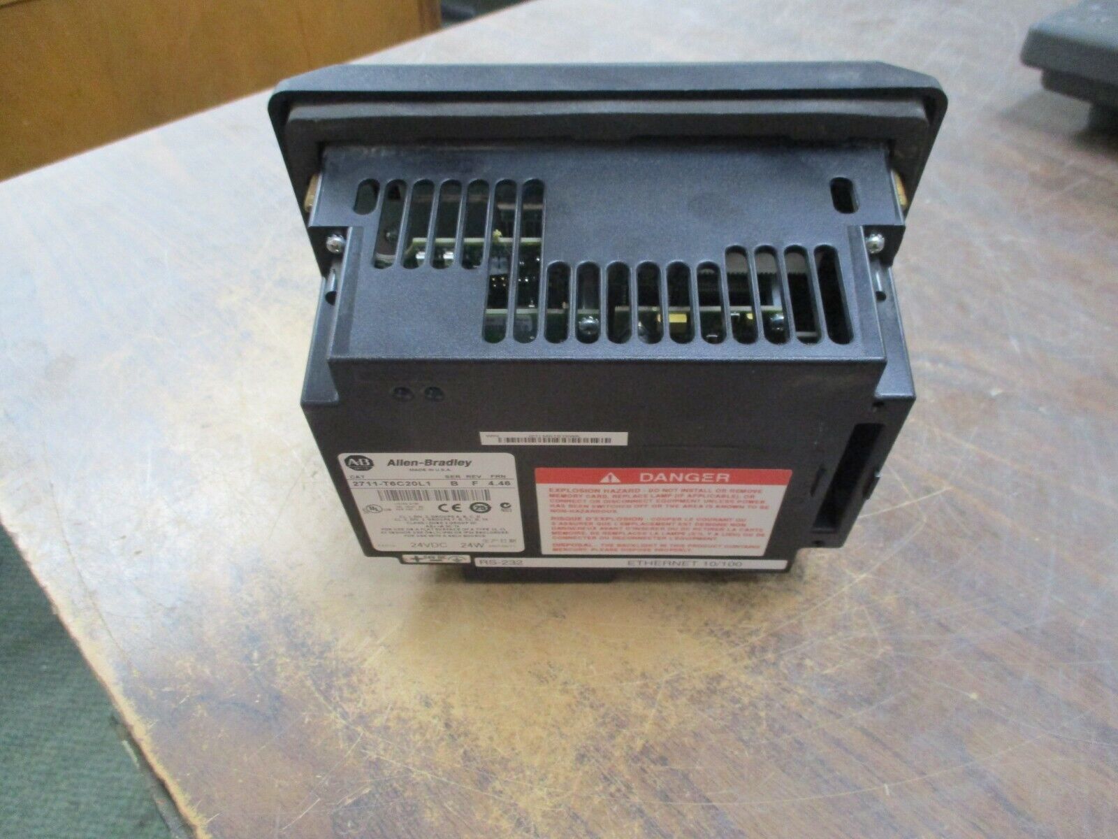 Allen-Bradley PanelView 600 2711-T6C20L1 Ser. B Rev. F FRN: 4.46 Used
