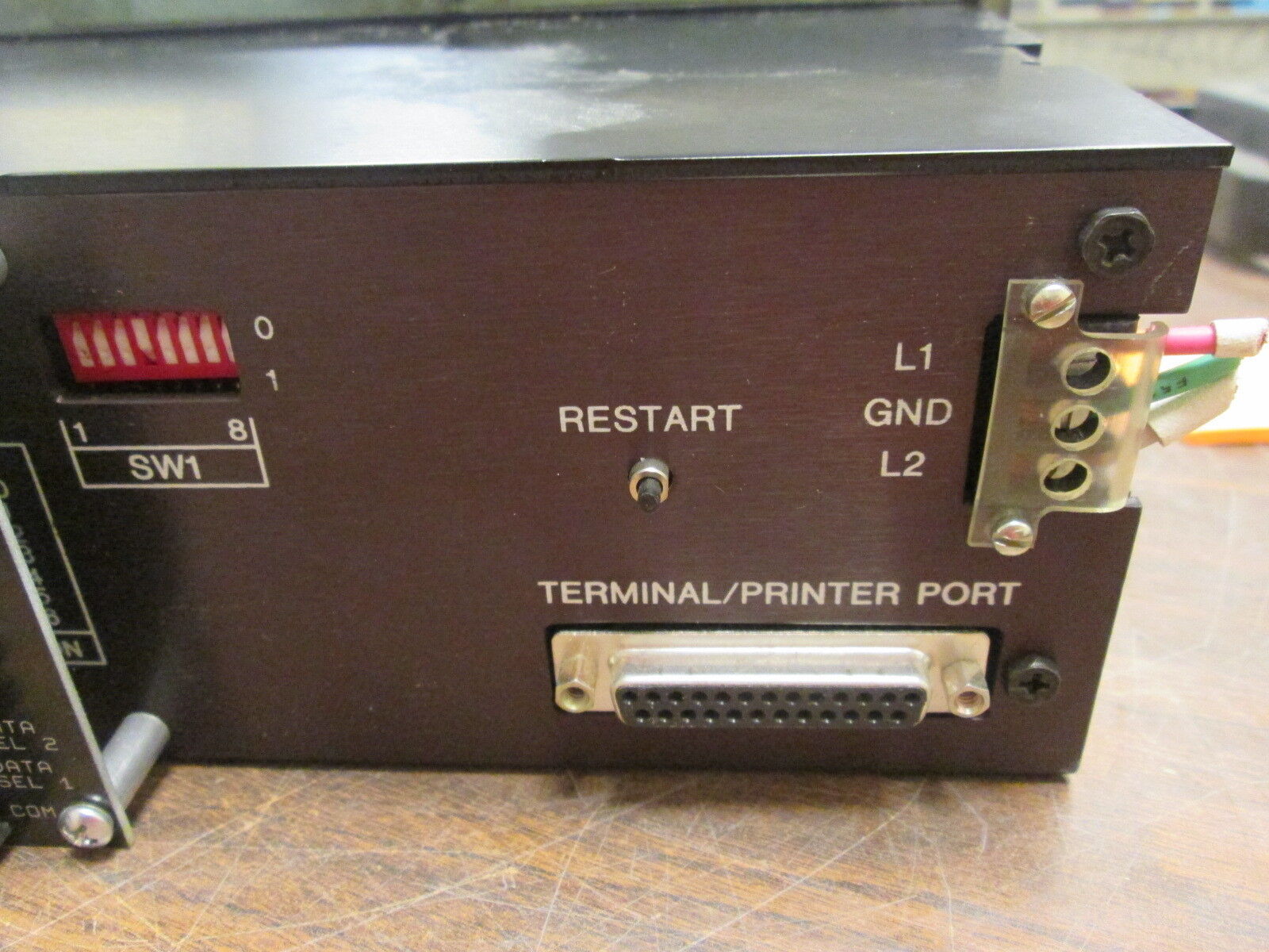 Uticor Programmable Message Display 150-115N2L08EX Rev B 115V 0.10A 50/60Hz Used