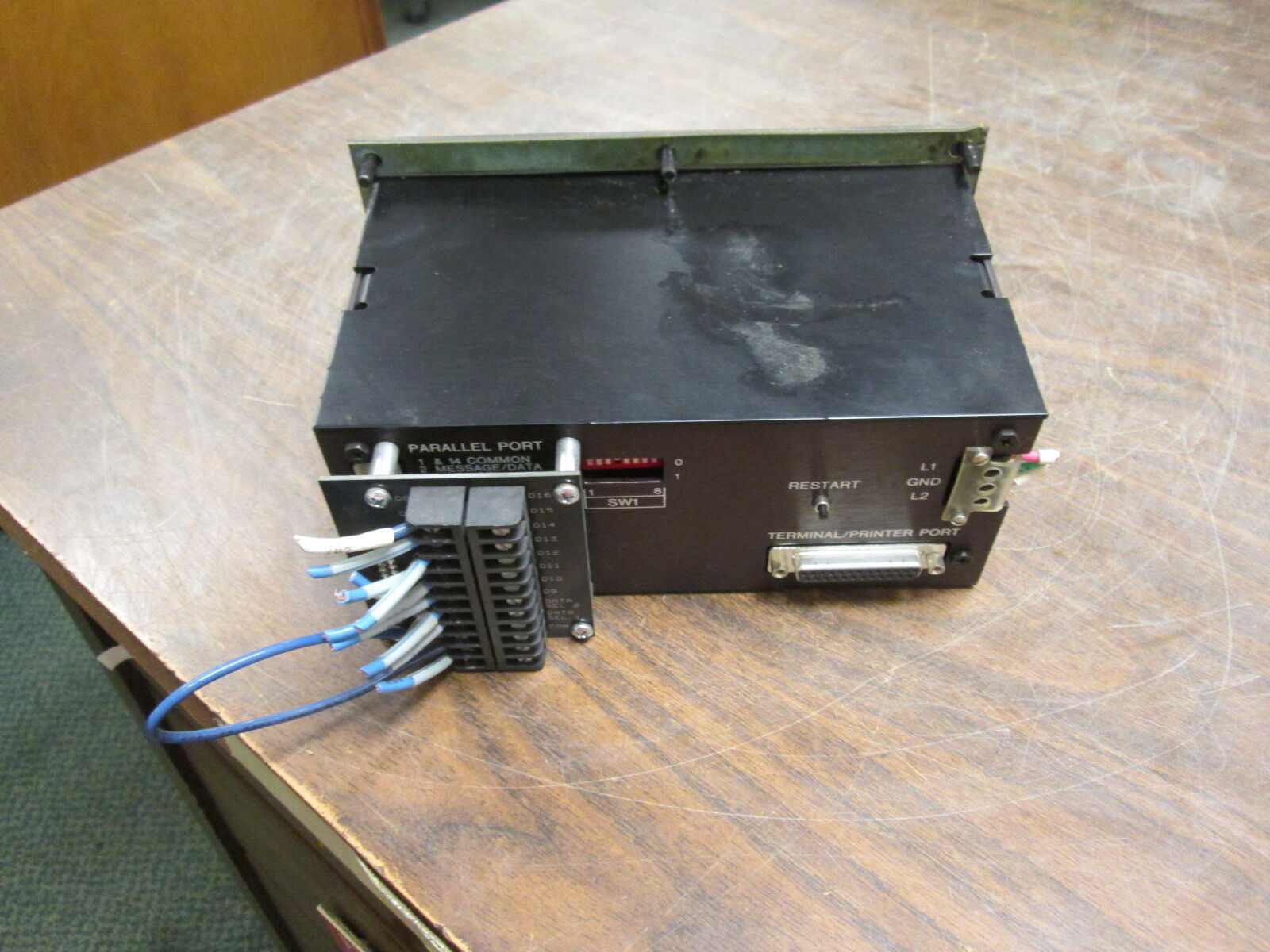 Uticor Programmable Message Display 150-115N2L08EX Rev B 115V 0.10A 50/60Hz Used