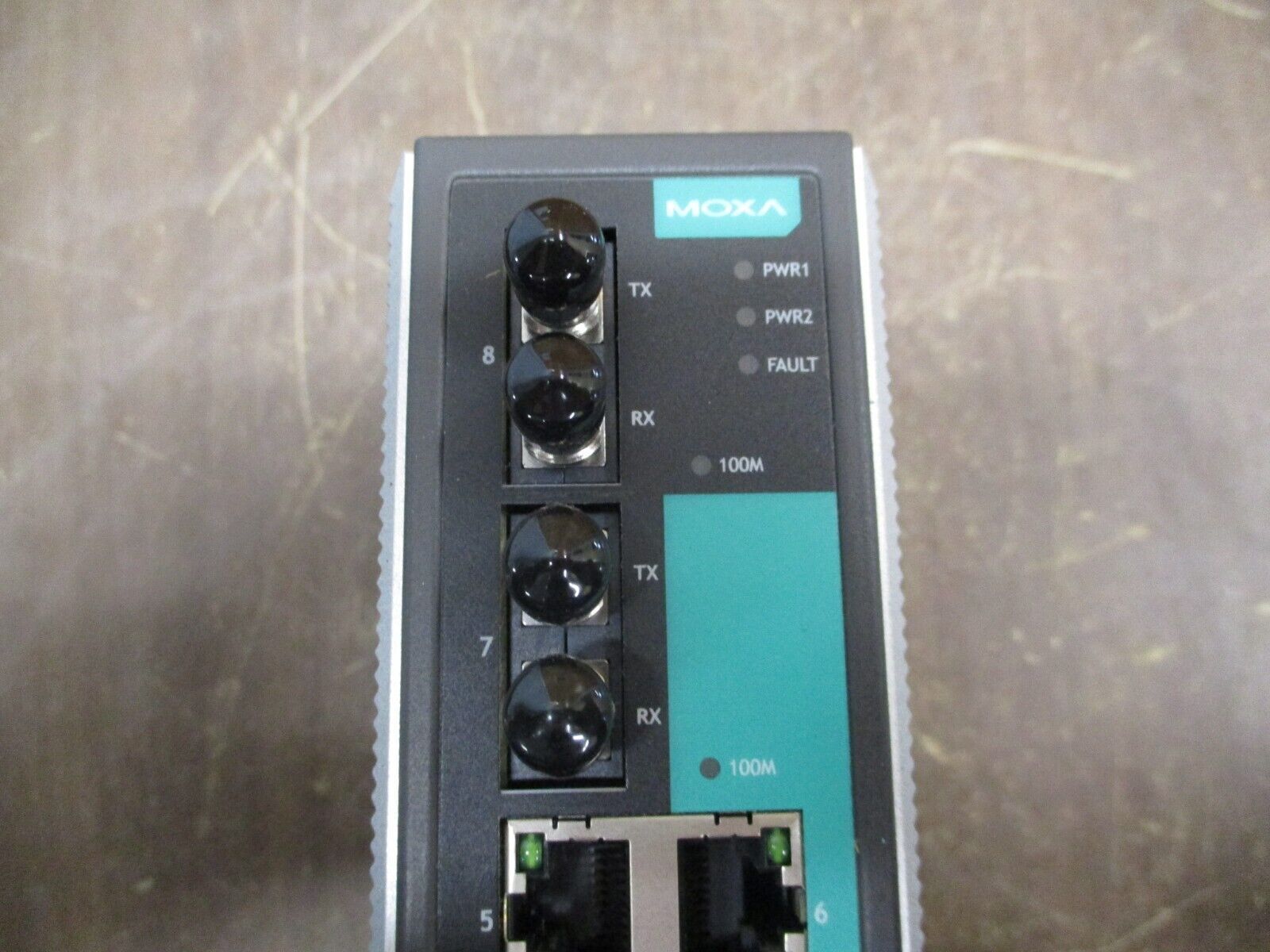 Moxa Industrial Unmanaged Ethernet Switch EDS-308-MM-ST 8-Port Used