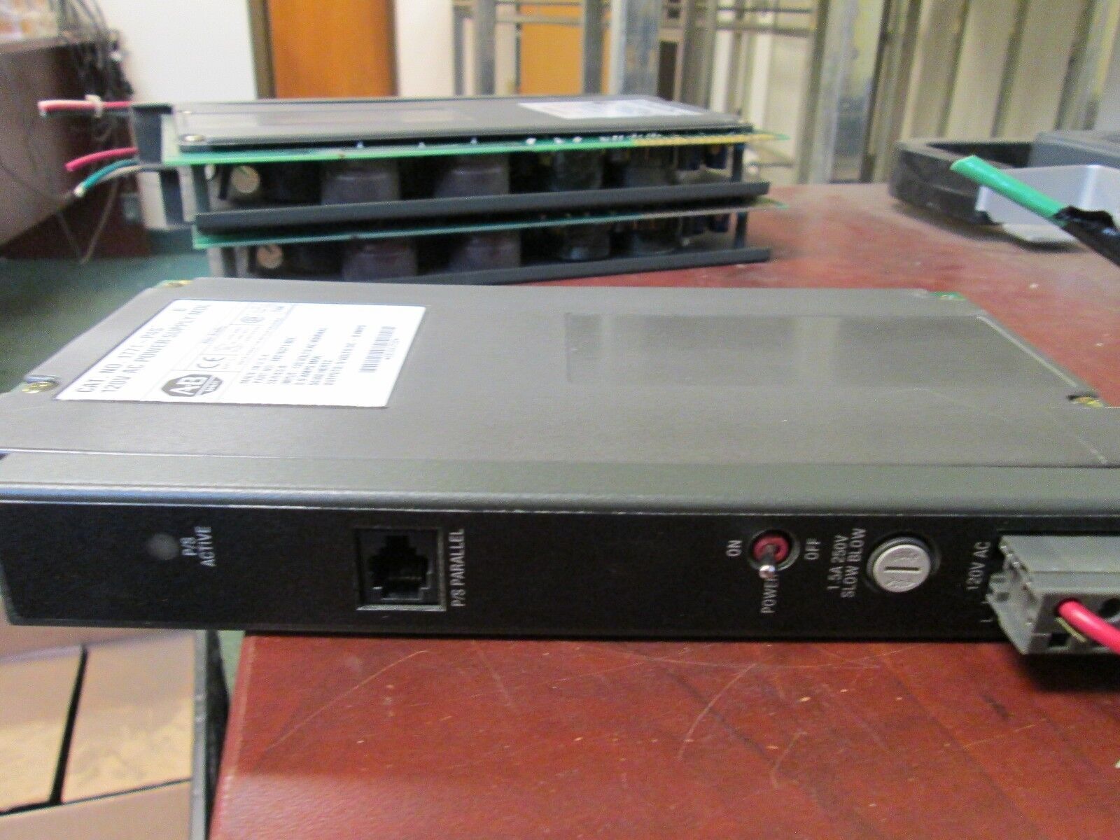 Allen-Bradley AC Power Supply Module 1771-P4S In: 120VAC 0.9A Out: 5VDC 8A Used