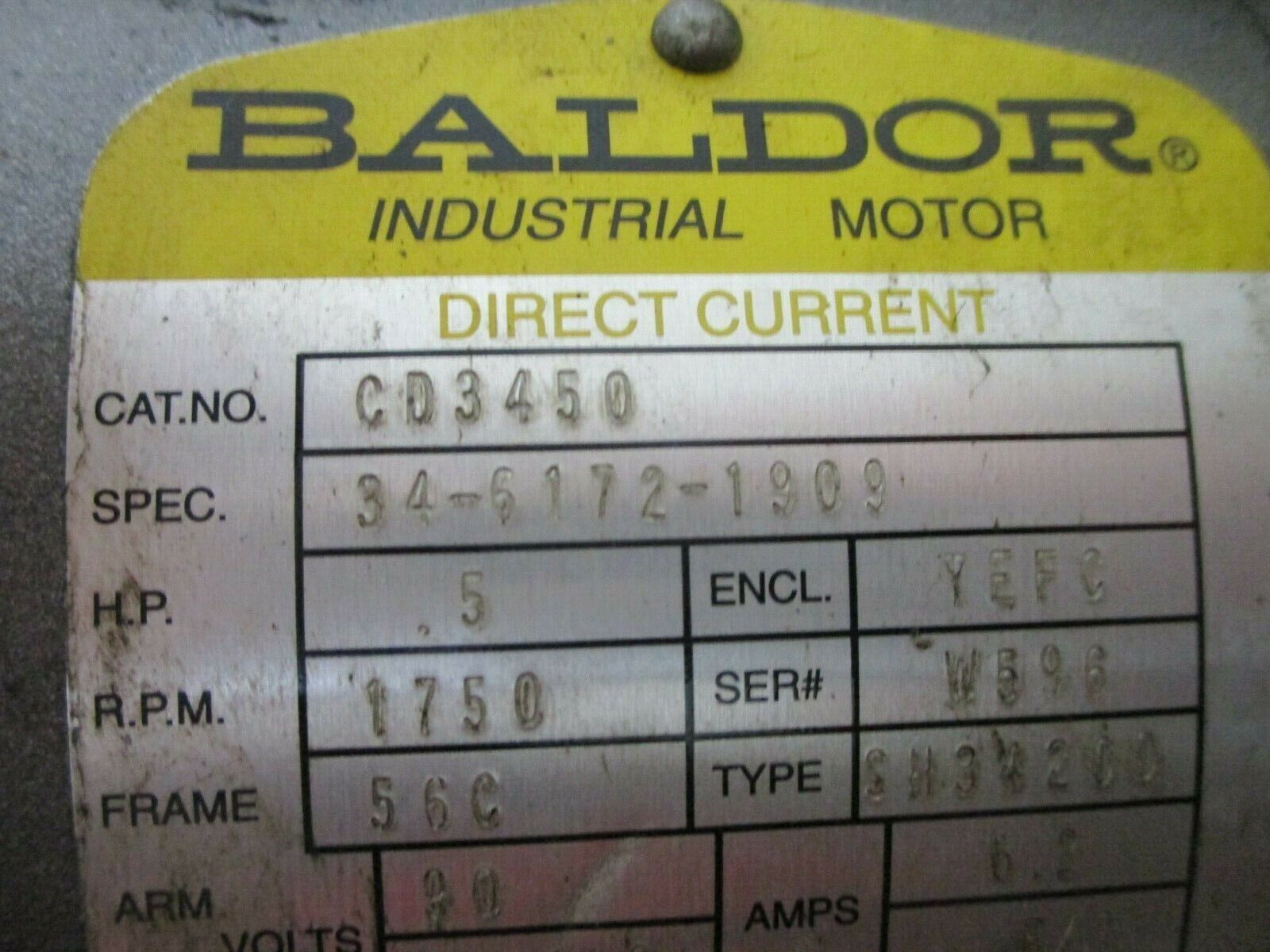 Hydroflo Cheminjector Chemical Metering Pump CJ4T11312-04014 22GPH 100 PSIG Used