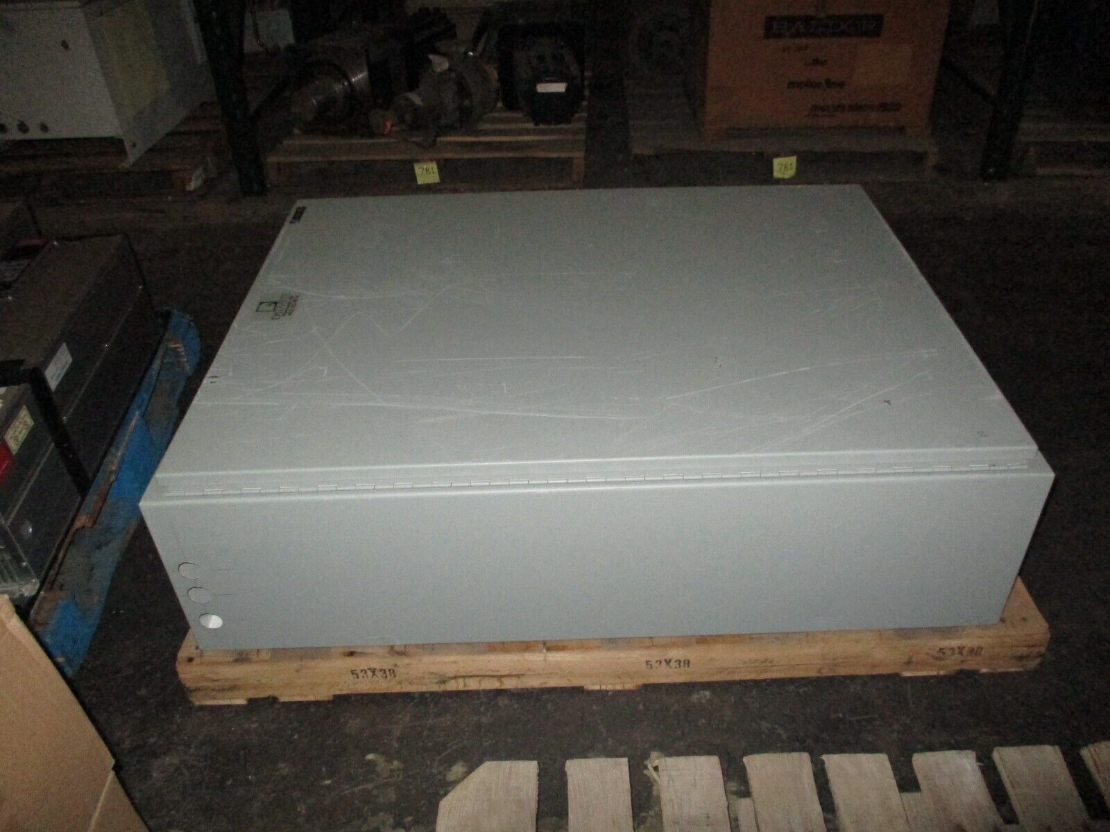 Hoffman Type 12, 13 Enclosure A-483612LP Size: 46" x 36" x 12" Used