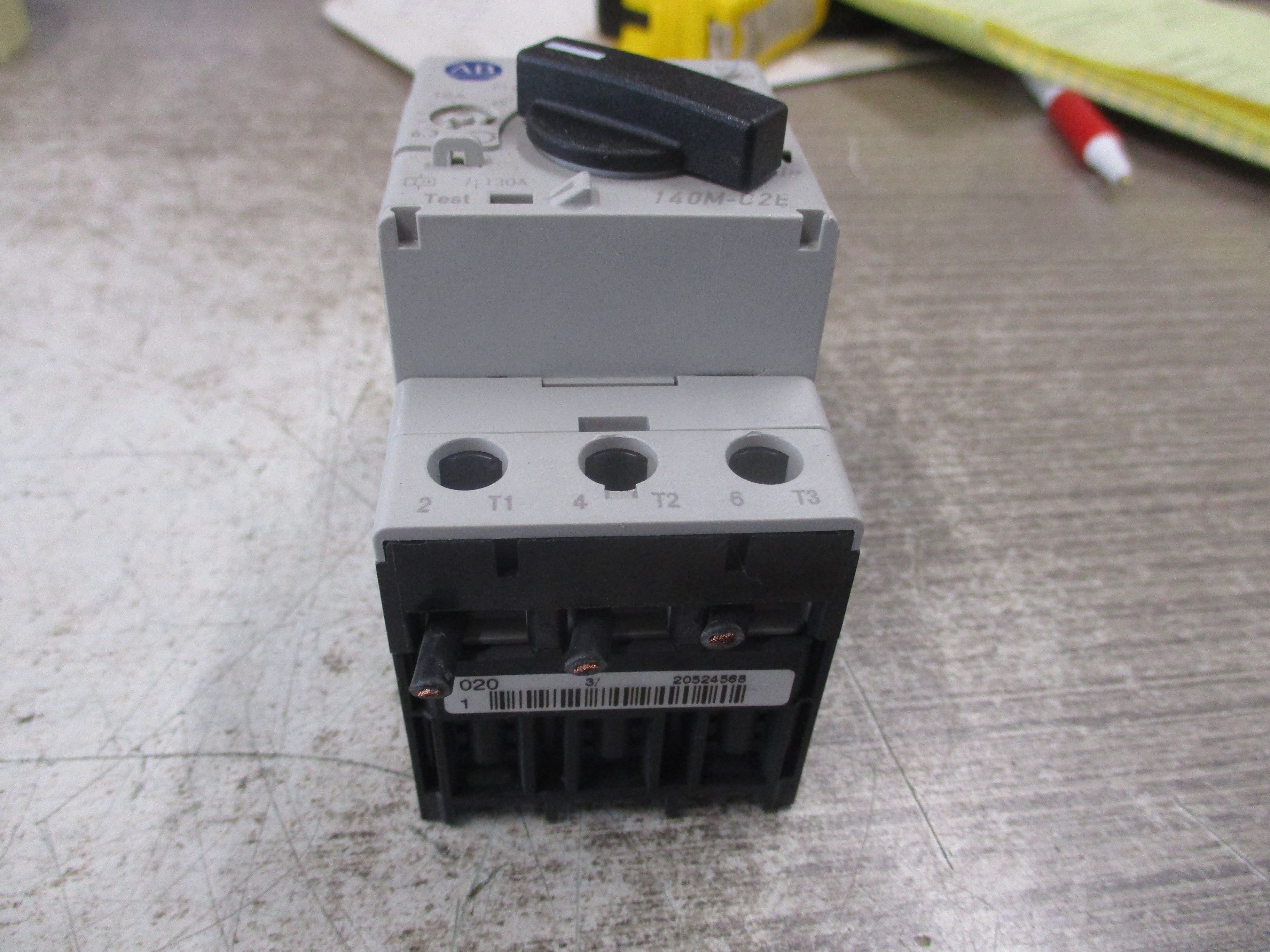 Allen-Bradley Manual Motor Protector 140M-C2E-C10 Trip: 6.3-10A Used