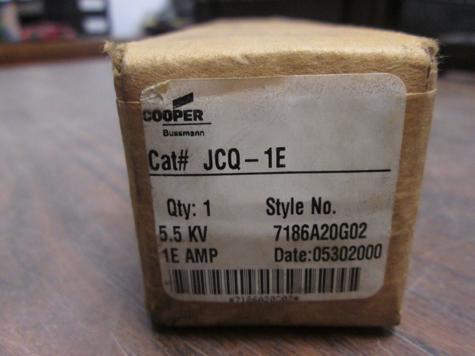 Cooper Medium Voltage Fuse JCQ-1E 1E Amps 5.5KV New Surplus