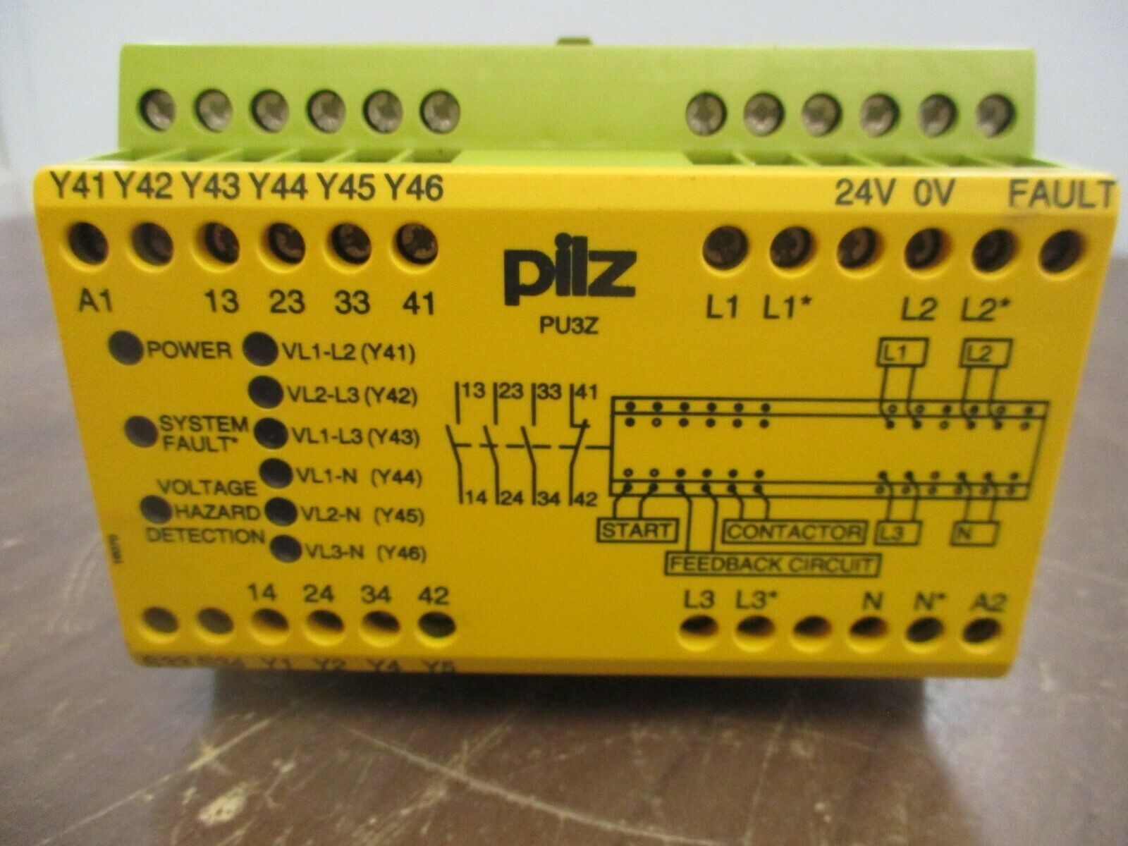 Pilz PU3Z 3N/O / 1N/C Safety Relay 775500 120VAC 12VA 50-60Hz Used