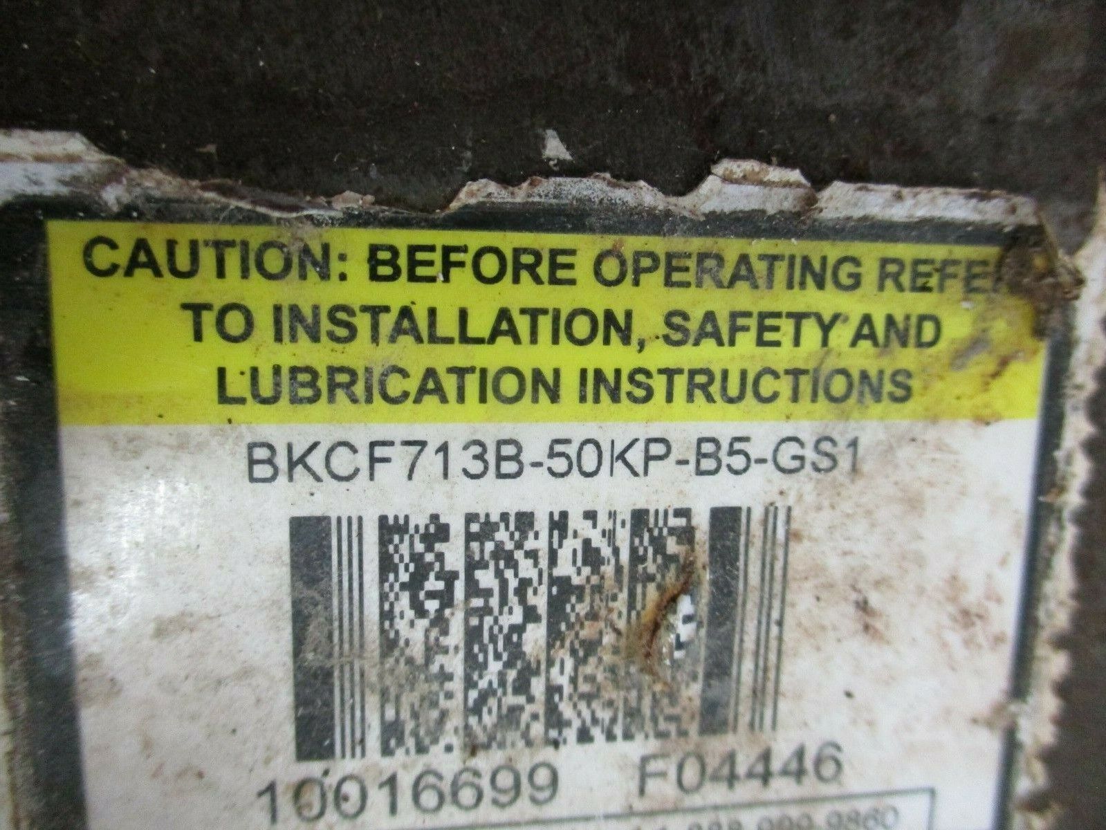 Boston Gear Reducer BKCF713B-50KP-B5-GS1 Ratio 50:1 Used