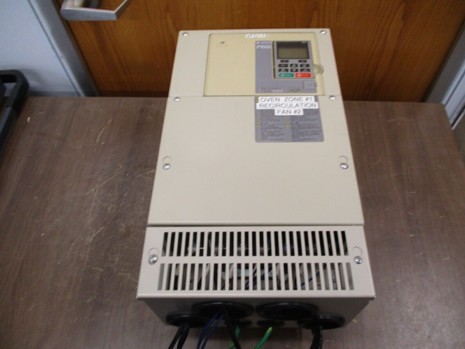 Yaskawa P1000 AC Drive CIMR-PU4A0058FAA Rev. A 40HP 3Ph w/ Keypad Used