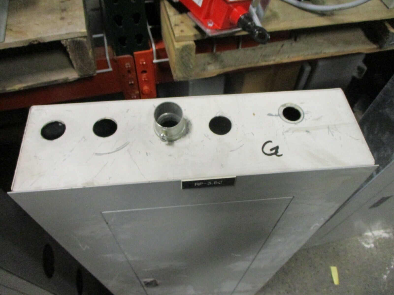 GE Main Breaker Circuit Breaker Panel AQF3421ATX 125A Max 120/208 3Ph 4W Used