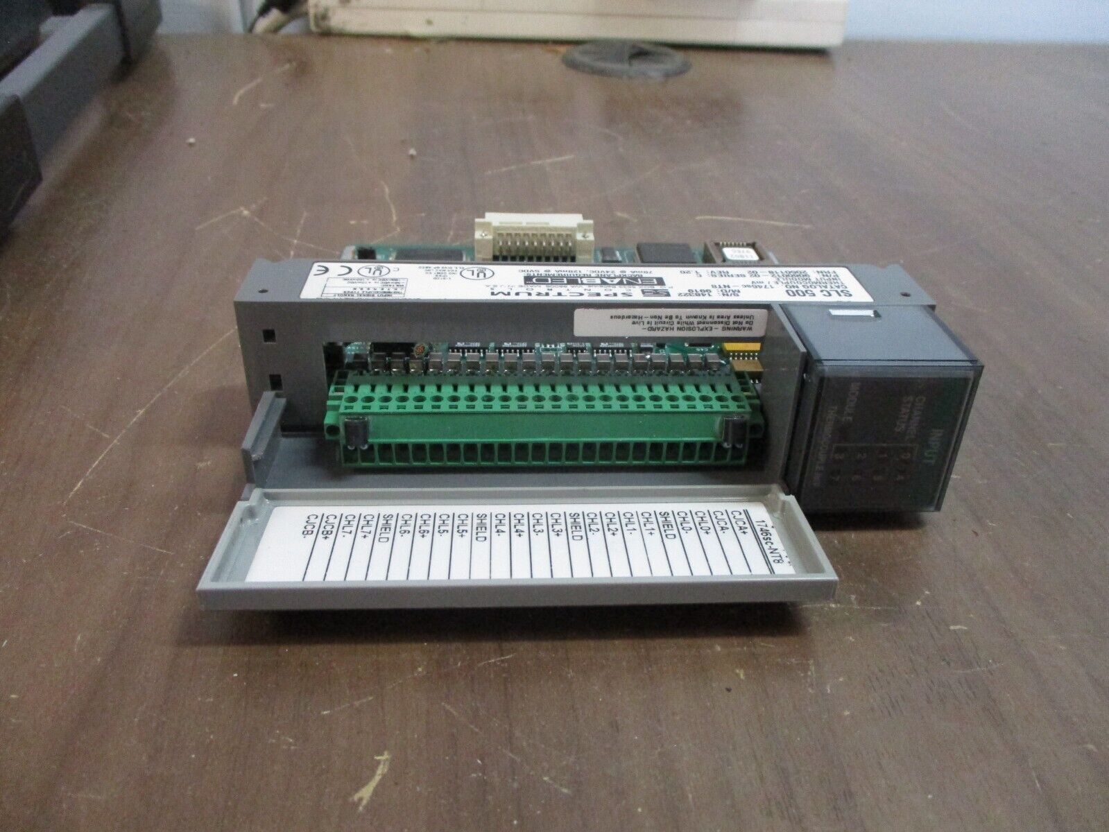 Spectrum Controls SLC 500 Thermocouple / mV Input Module 1746sc-NT8 Ser. C Used