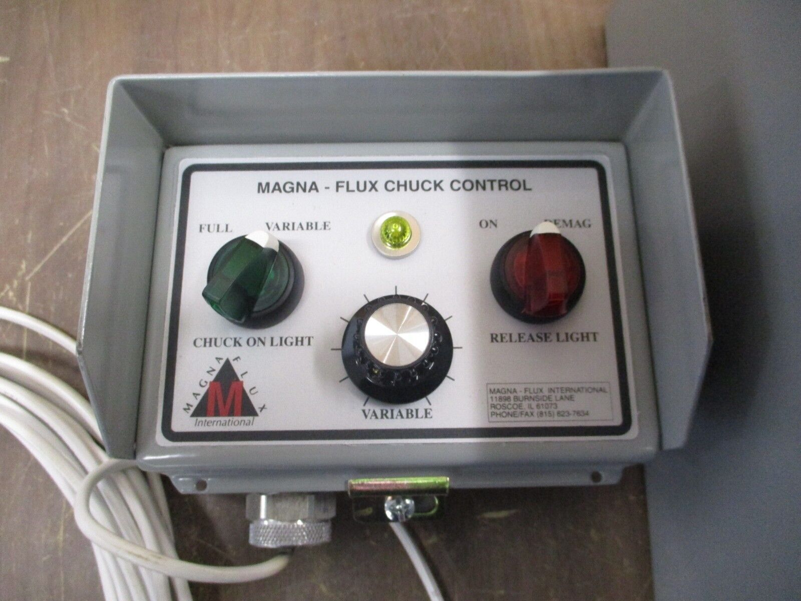 Magna-Flux Chuck Control MF-CC-115-300 115VDC 300W Type 12, 13 Enclosure Used