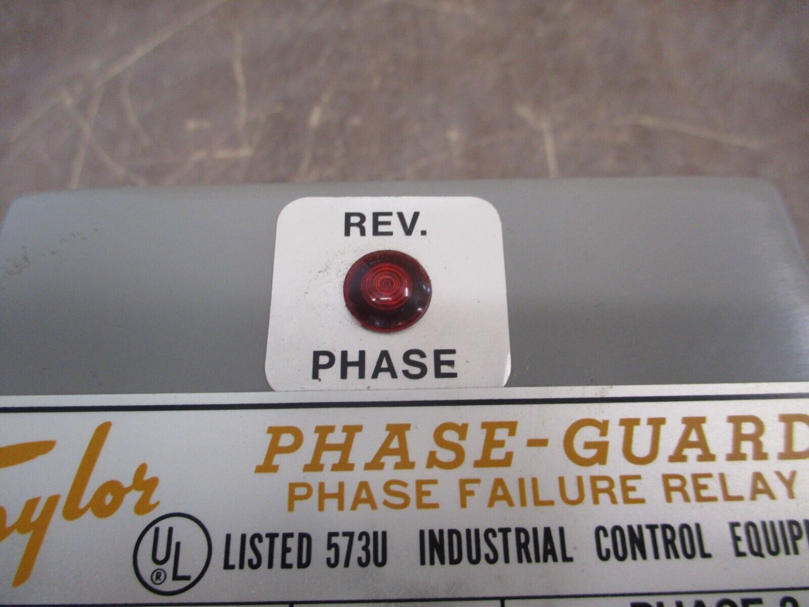 Phase-Guard Phase Failure Relay PNDR-480-5T 480V 3Ph 30A Delay: 5 Sec Used