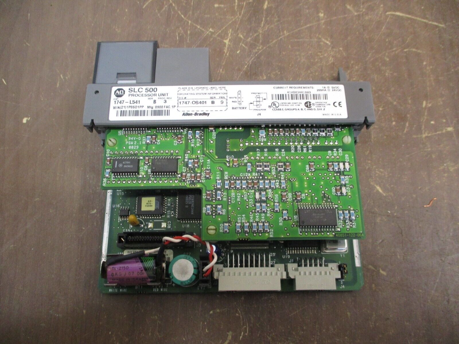 Allen-Bradley SLC500 Processor Unit 1747-L541 Ser B Proc Rev 3 Used