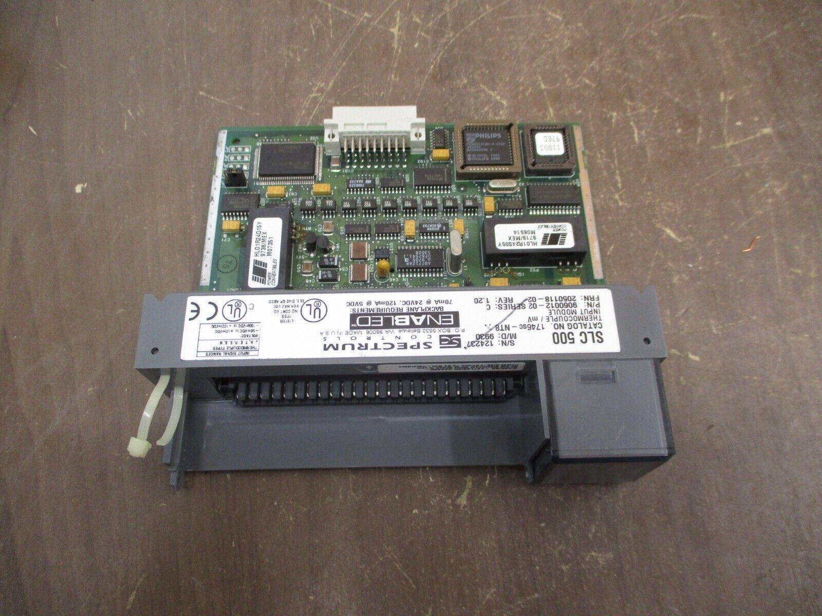 Spectrum Controls SLC 500 Thermocouple / mV Input Module 1746SC-NT8 Used