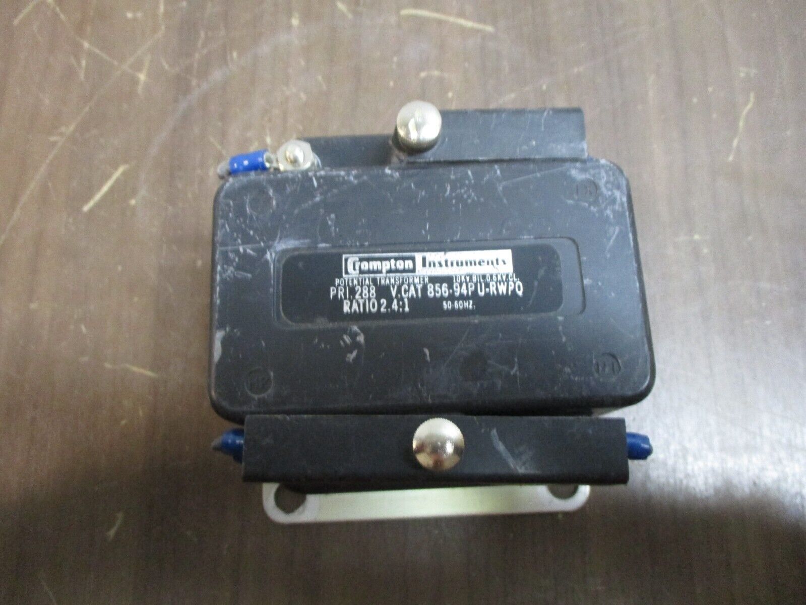Crompton Instruments Potential Transformer 856-94PU-RWPQ Pri: 288V Ratio 2.4:1