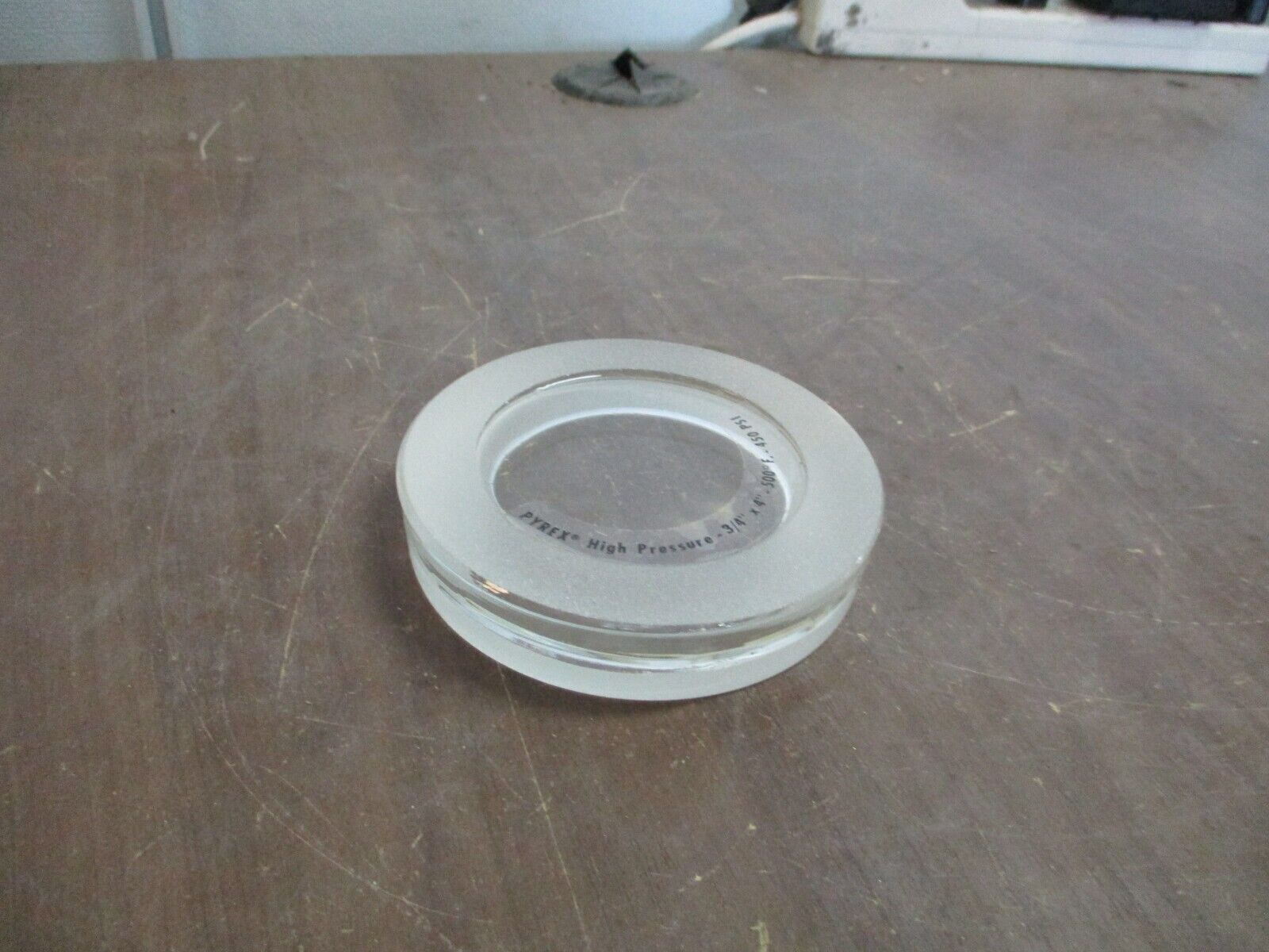 Pyrex Sight Glass Size: 3/4" x 4" High Pressure Annular Edge 500°F 450PSI
