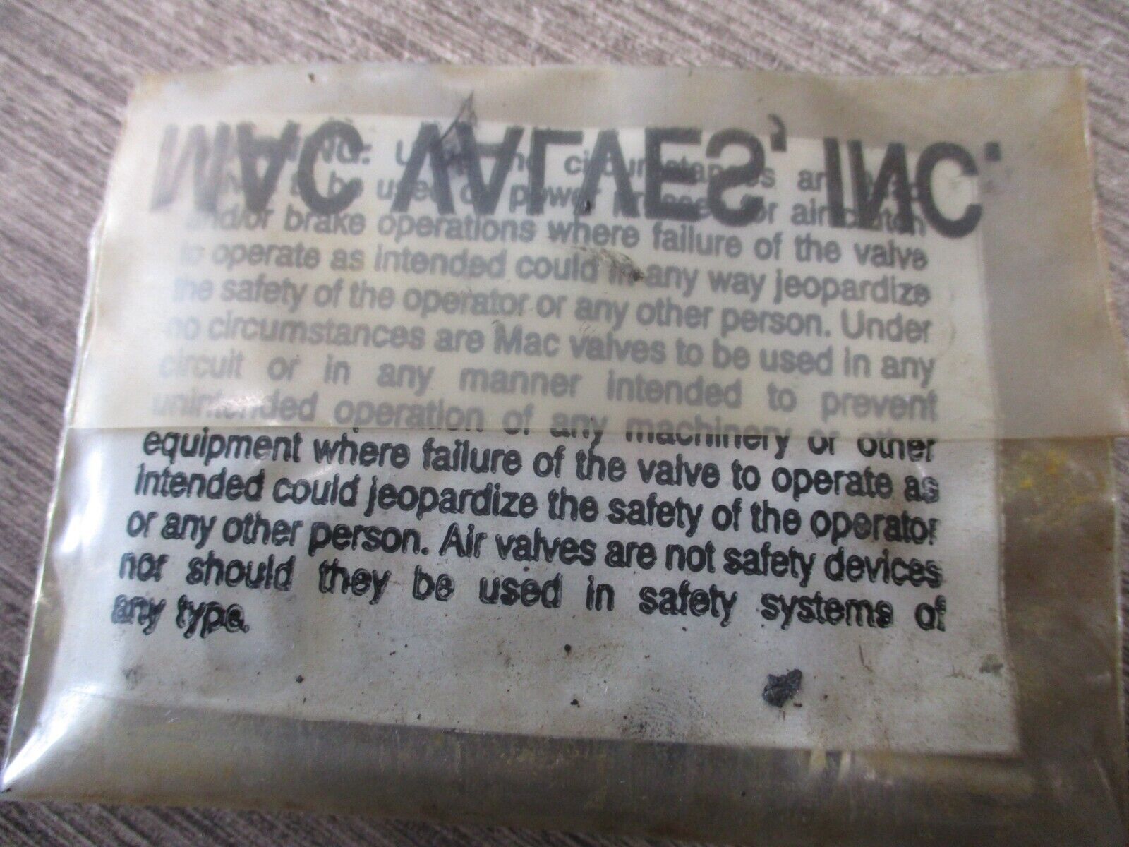 MAC Valves Valve Rebuild Kit 910464 New Surplus