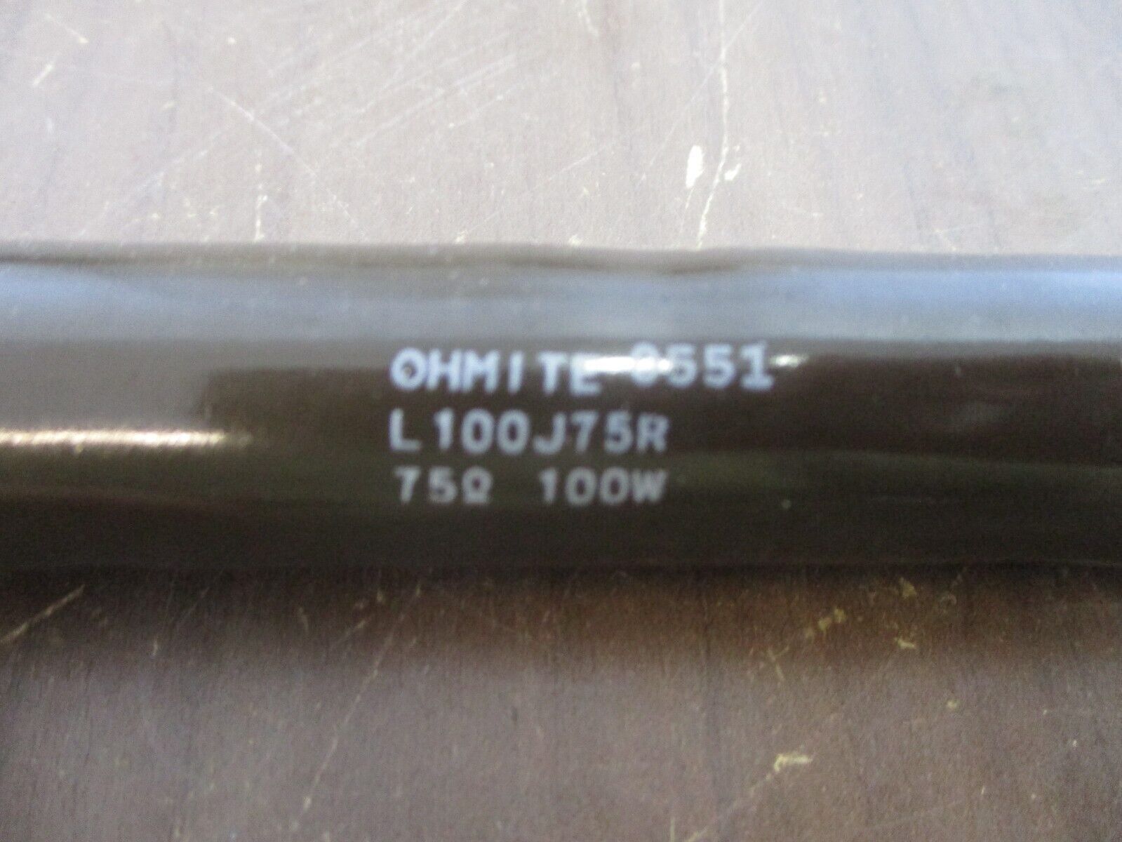 Ohmite Resistor L100J75R 100W 75 Ohms New Surplus