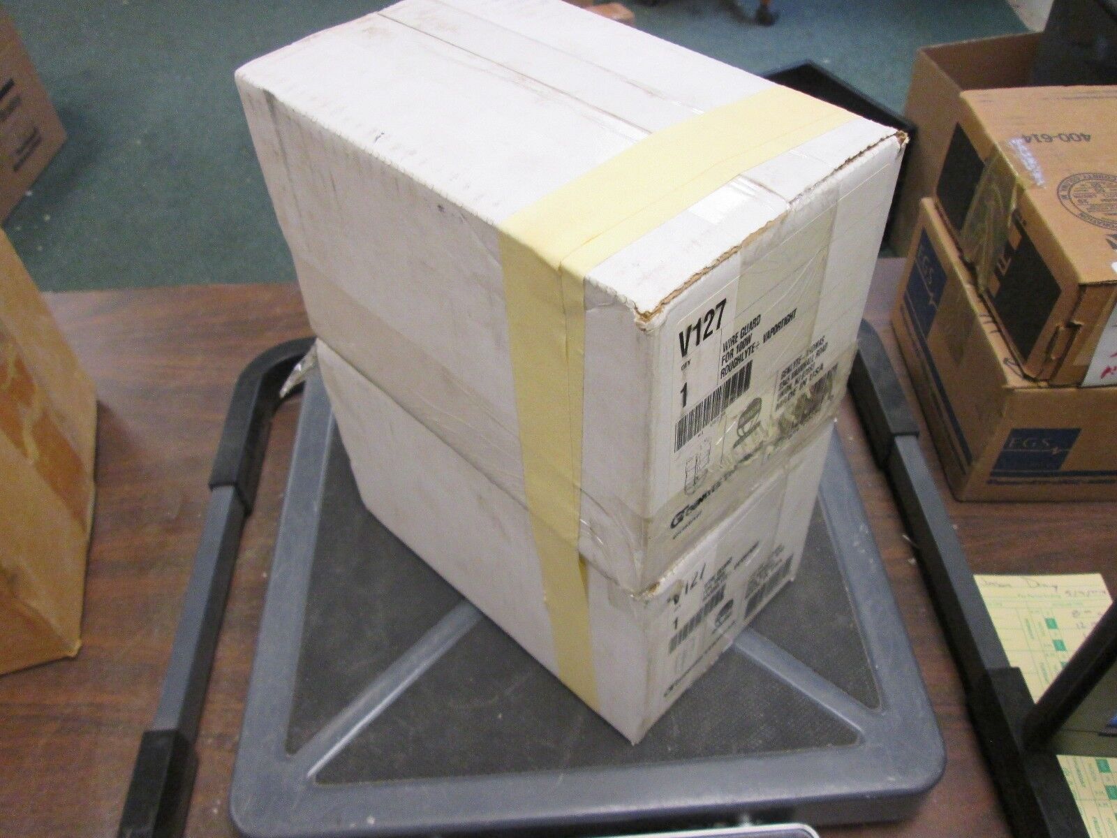 Genlyte Thomas Wire Guards V127 Lot of 2 100W Roughlyte/Vaportight