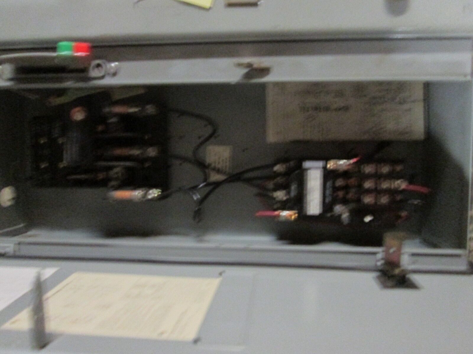 General Electric Size 0 Combination, CR308B1**BAA, Fusible, 600V, 18A Used