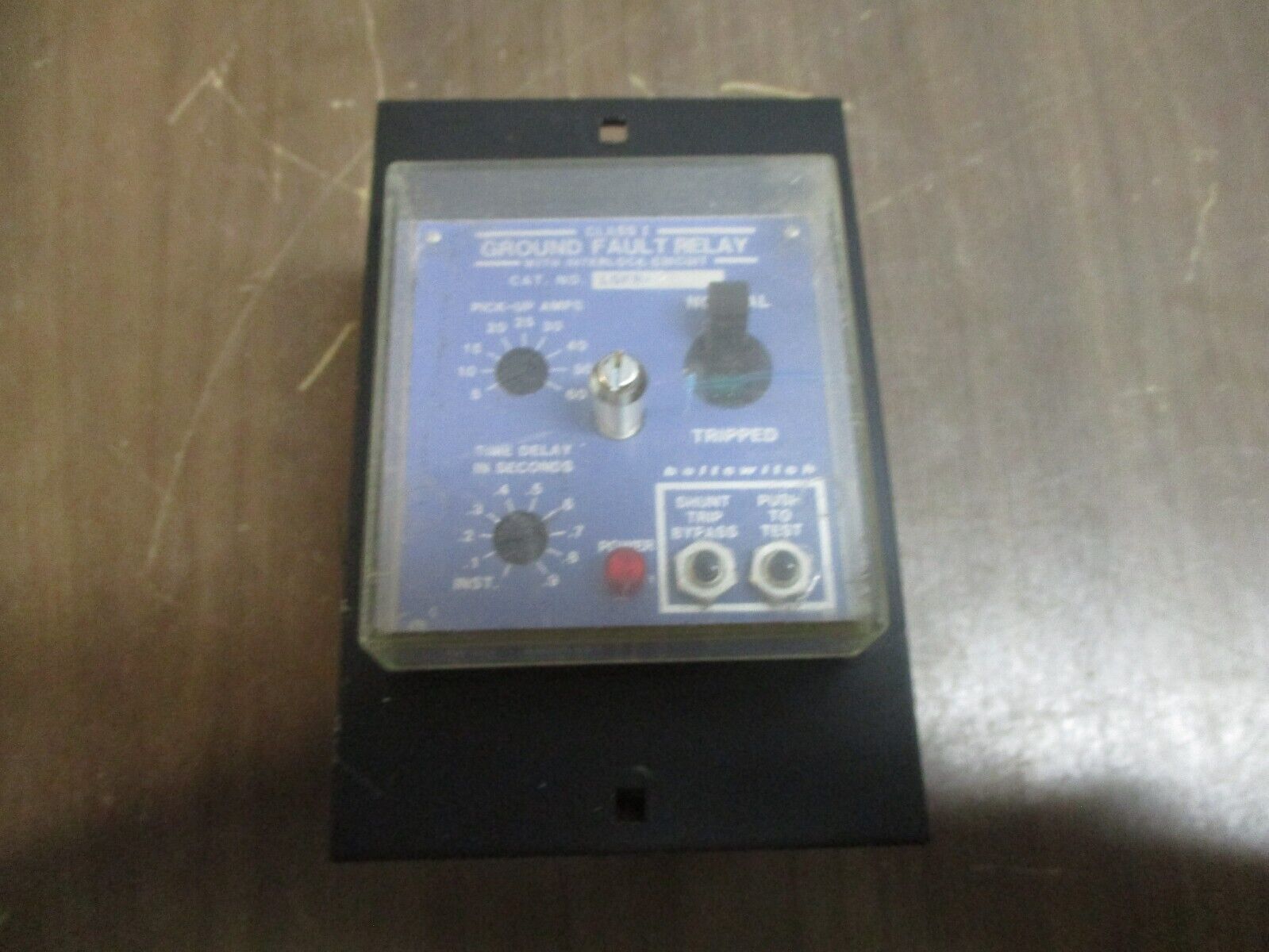 Boltswitch Ground Fault Relay LGFR-2 Pick-Up: 5-60A w/ Interlock Circuit Used