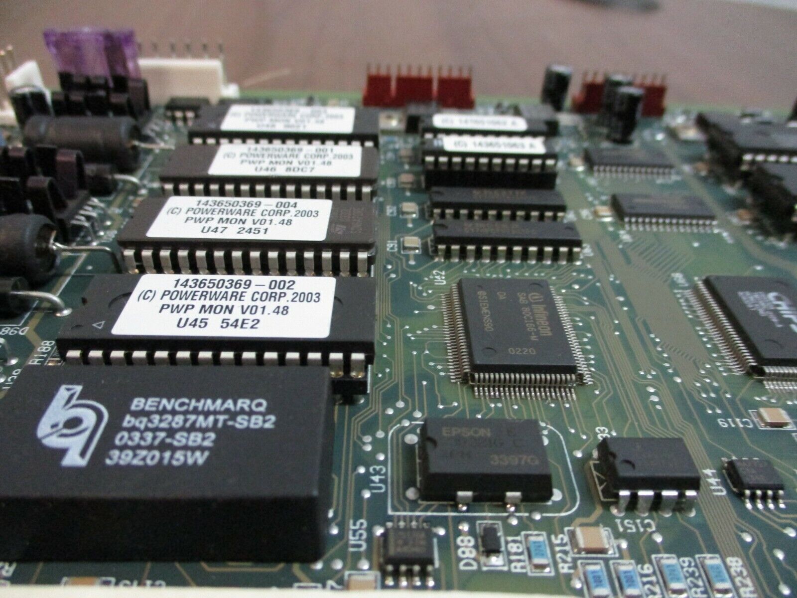 Eaton Monitor Panel Control Board 101073071-001 Rev. J03 Used