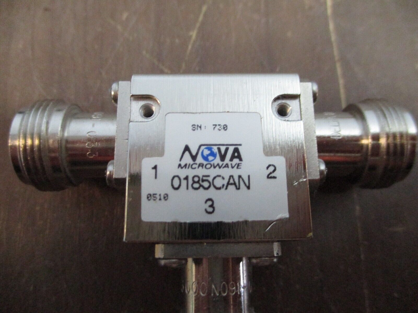 Nova Microwave Isolator 0185CAN Used