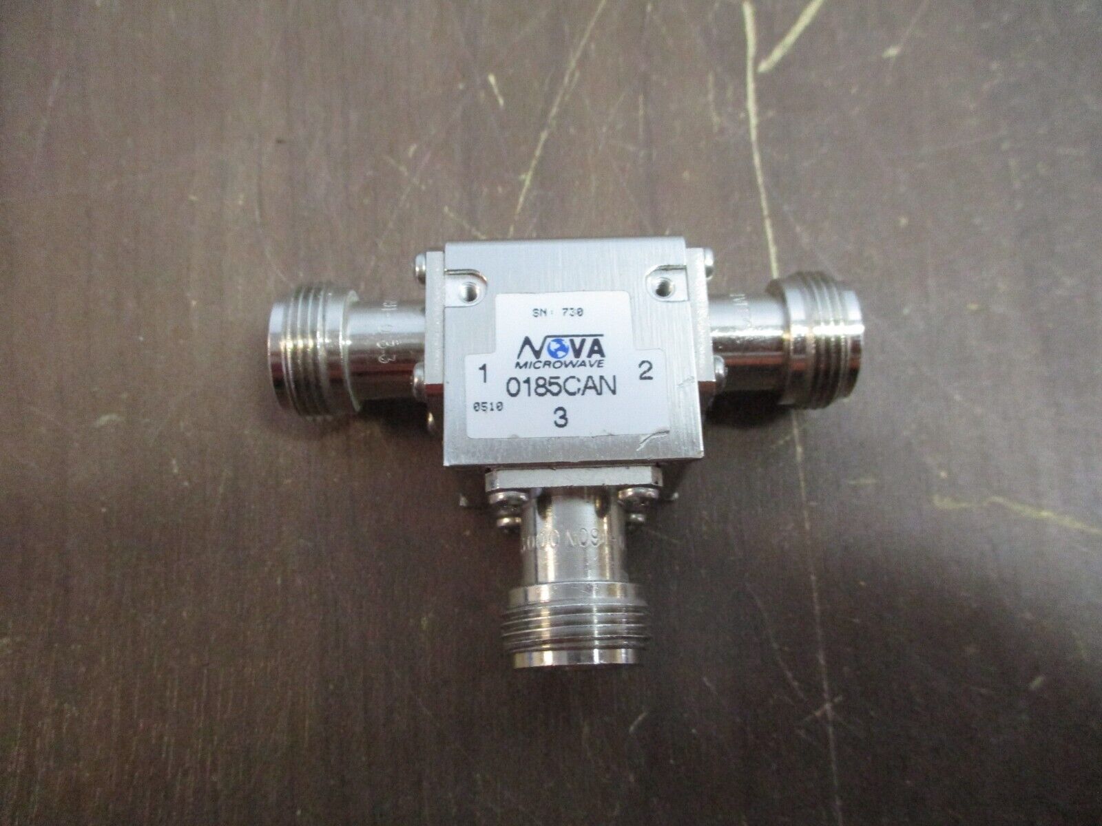 Nova Microwave Isolator 0185CAN Used